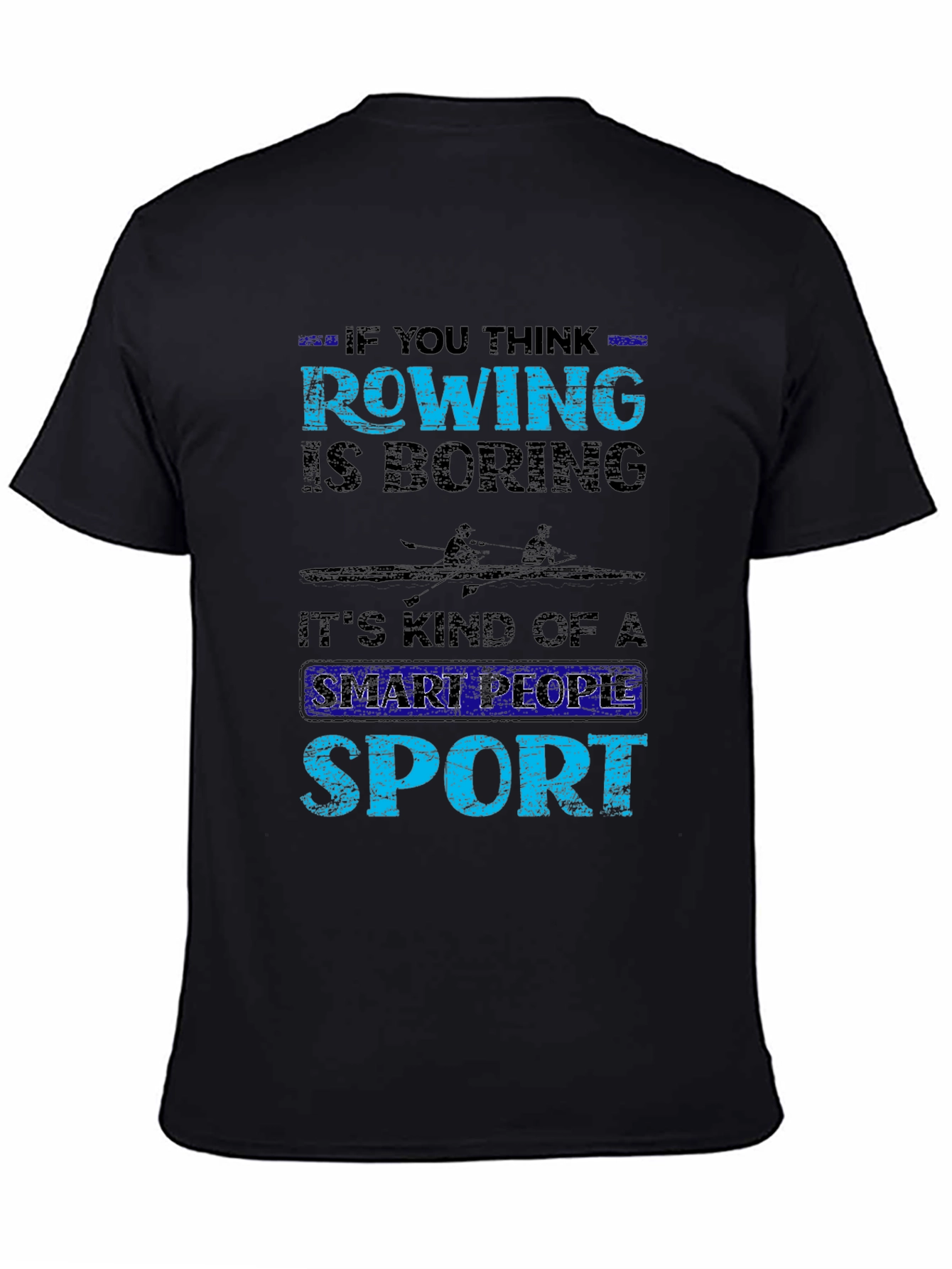 Rowing Smart People Sport Graphic T-Shirt