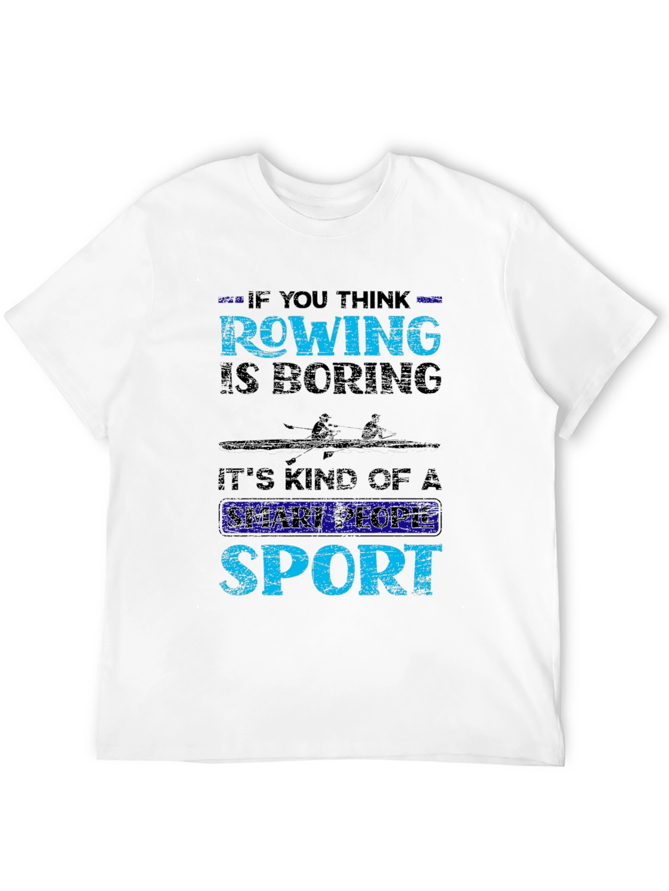 Rowing Smart People Sport Graphic T-Shirt