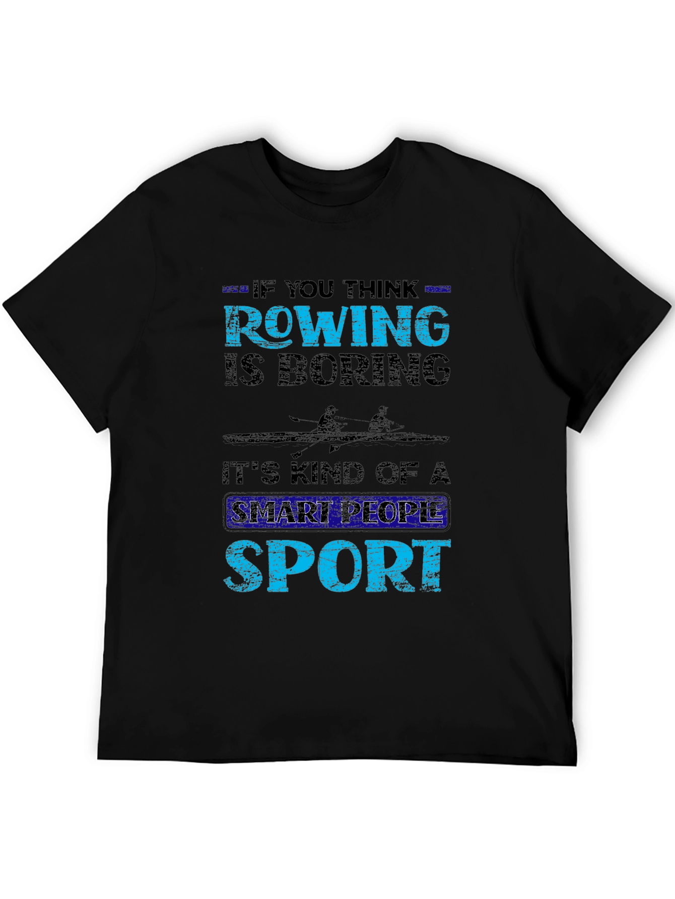 Rowing Smart People Sport Graphic T-Shirt