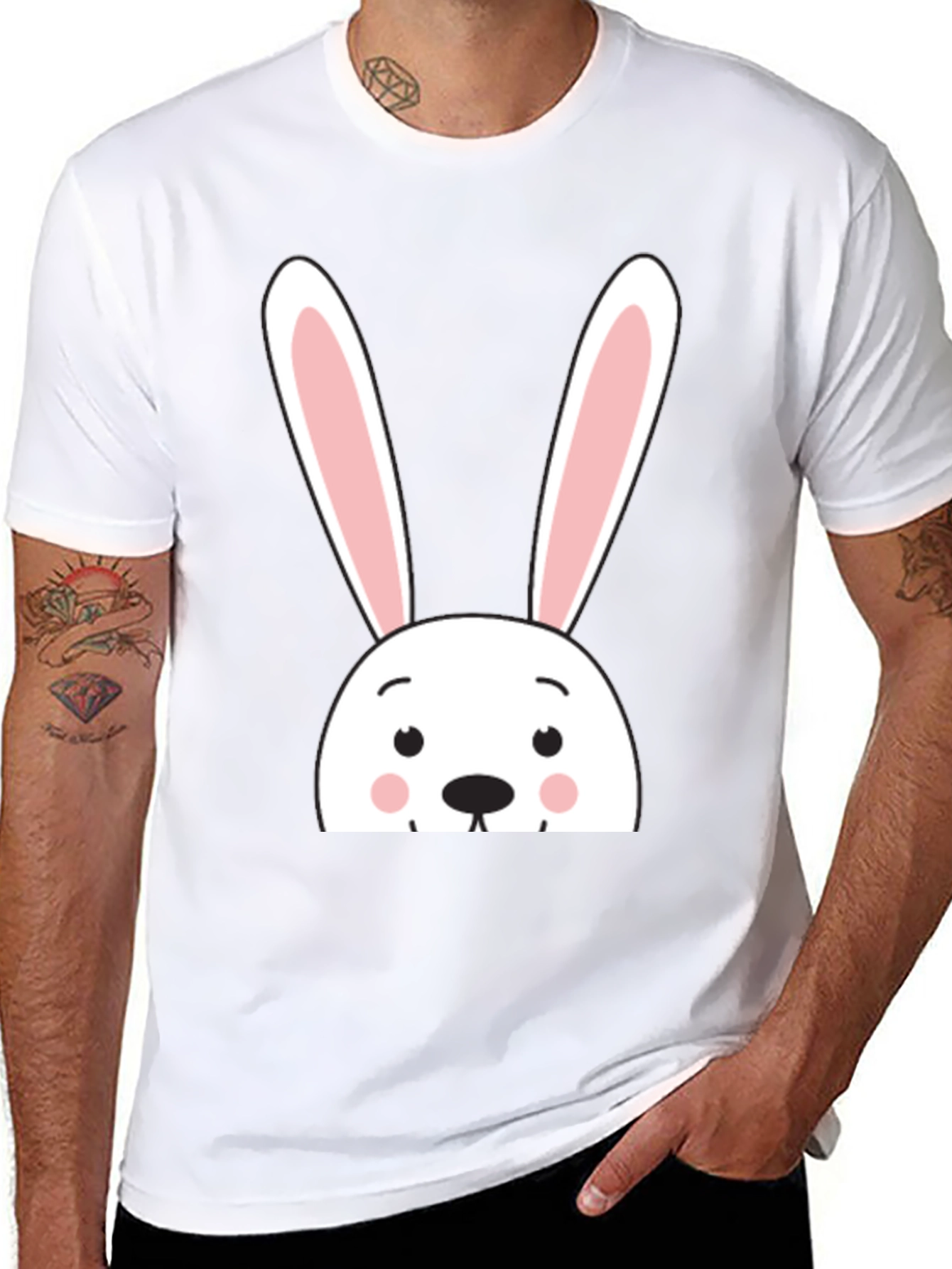 Cute Bunny Graphic T-Shirt