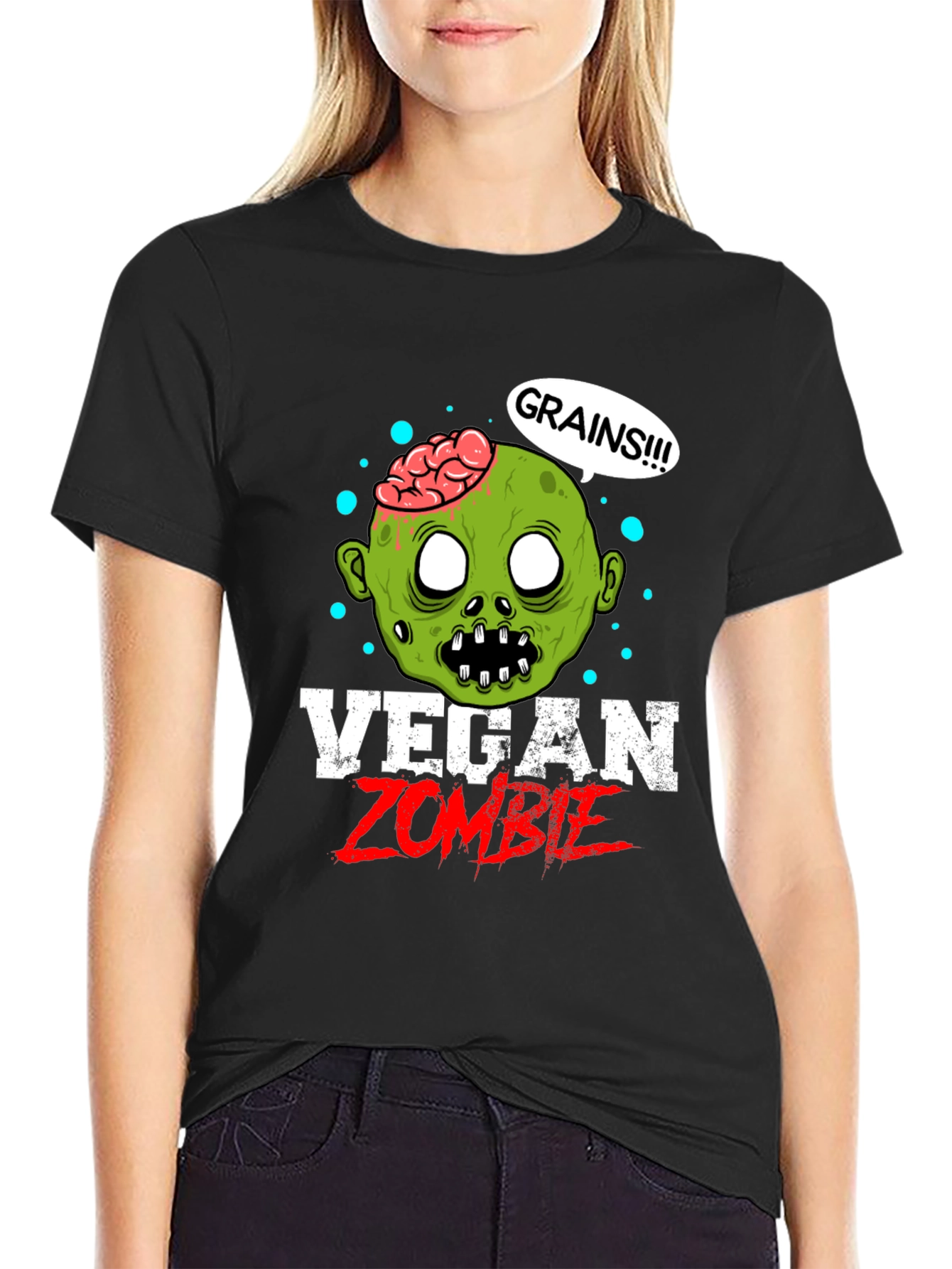 Vegan Zombie T-Shirt - Grains!