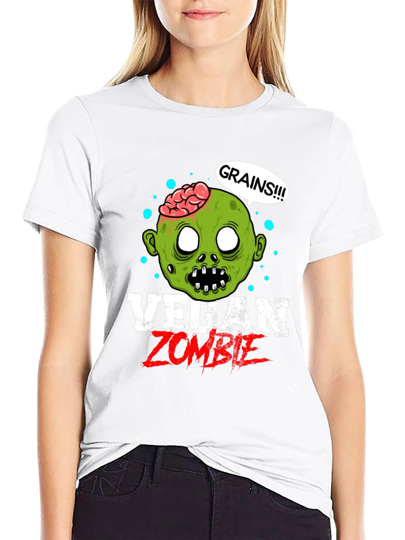 Vegan Zombie T-Shirt - Grains!