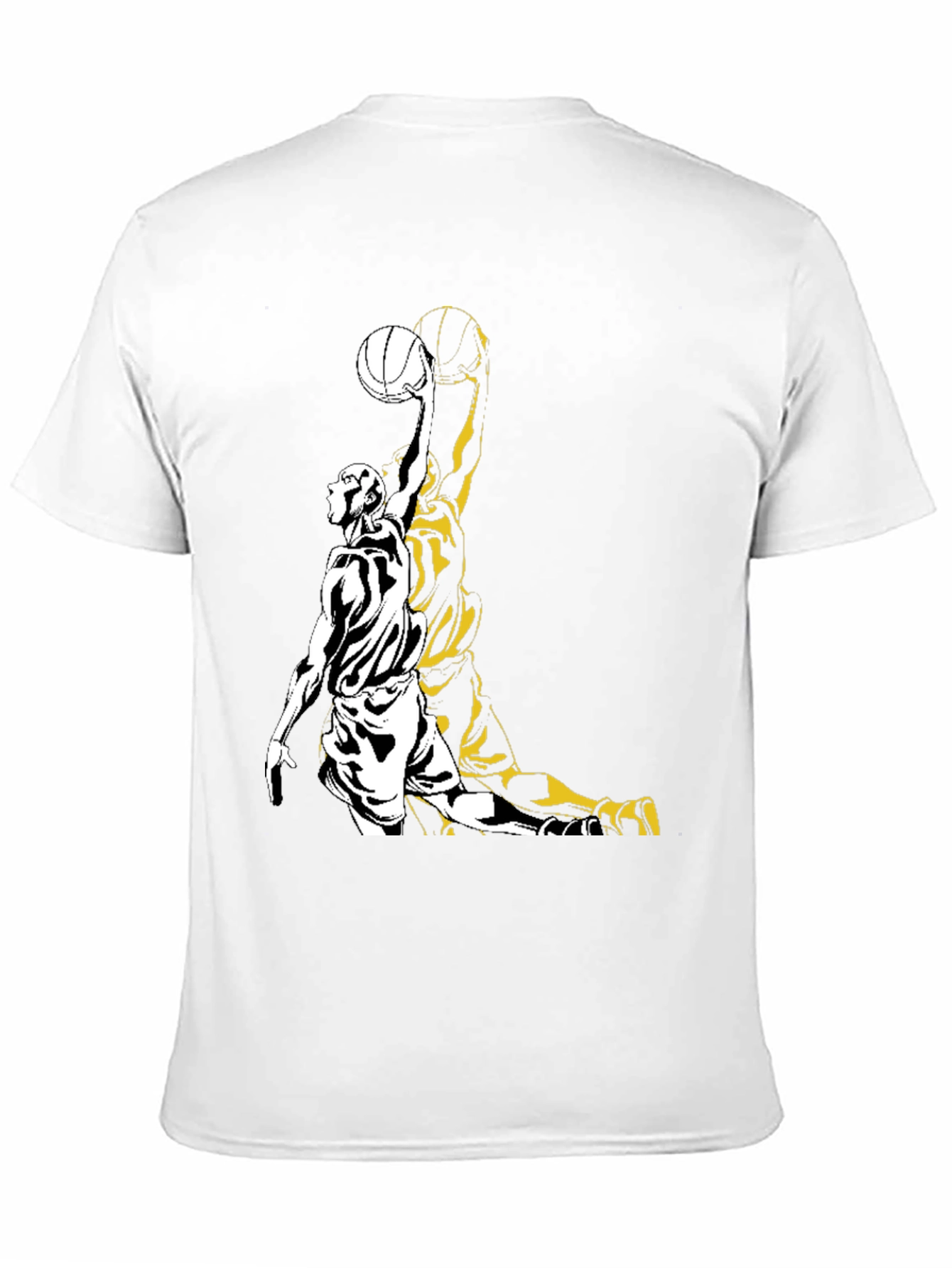 Basketball Player Graphic Print T-Shirt