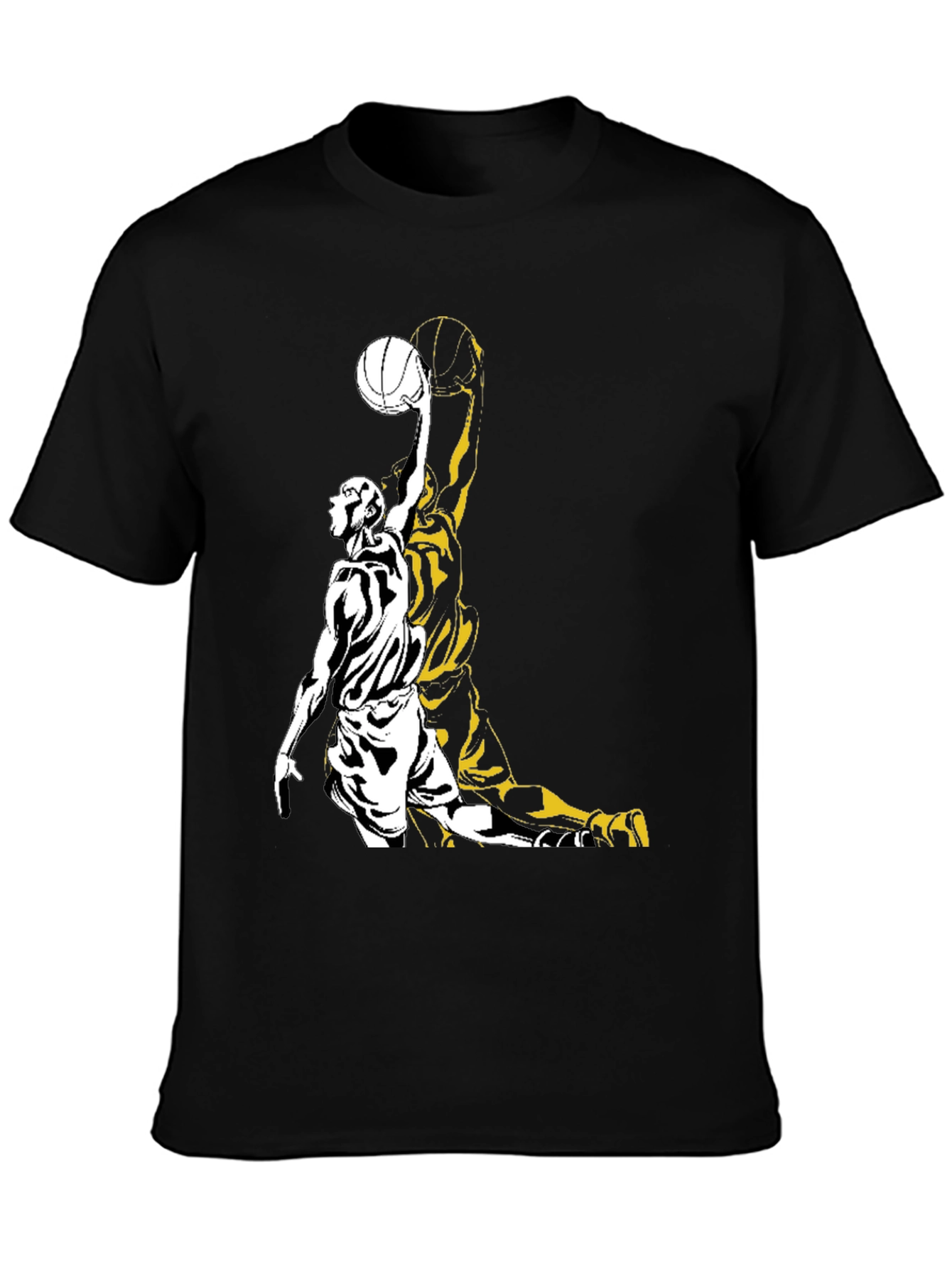 Basketball Player Graphic Print T-Shirt