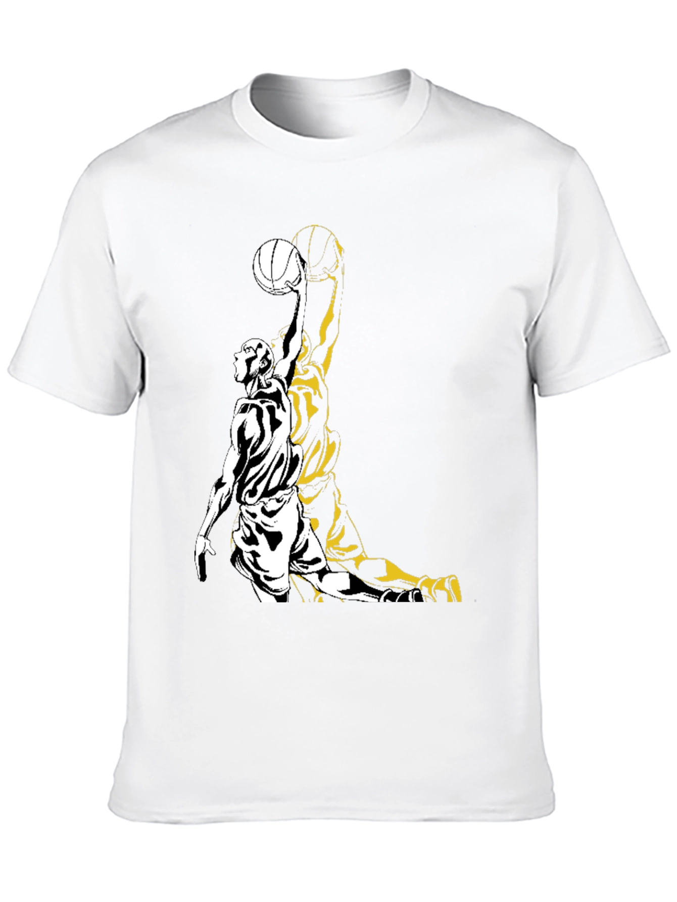 Basketball Player Graphic Print T-Shirt