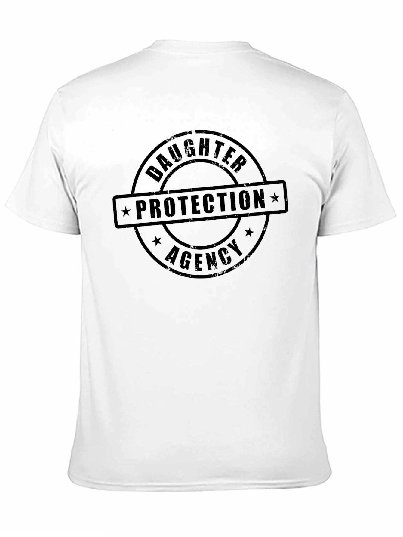Daughter Protection Agency Graphic Black T-Shirt
