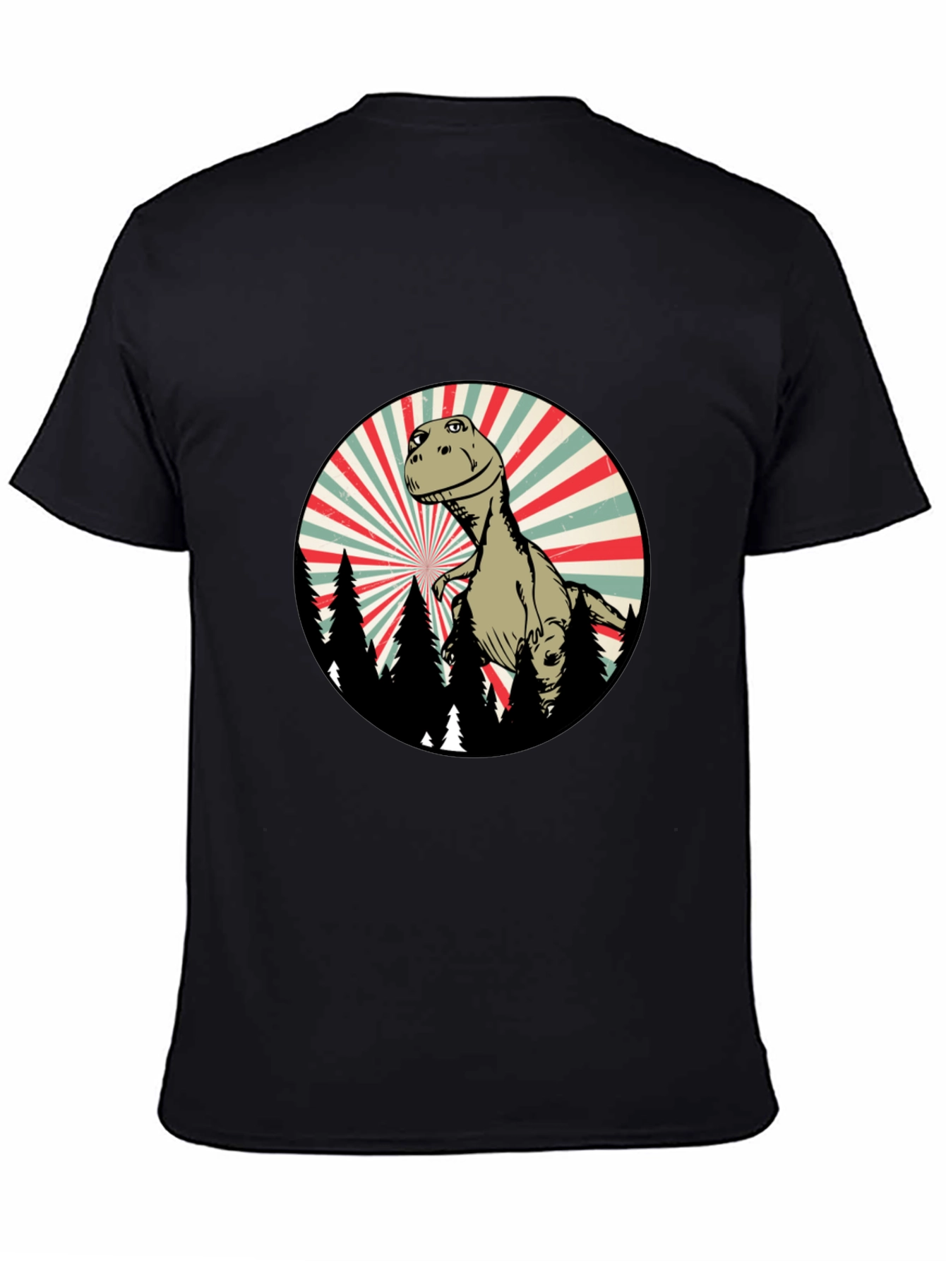 Retro Dinosaur Forest T-Shirt