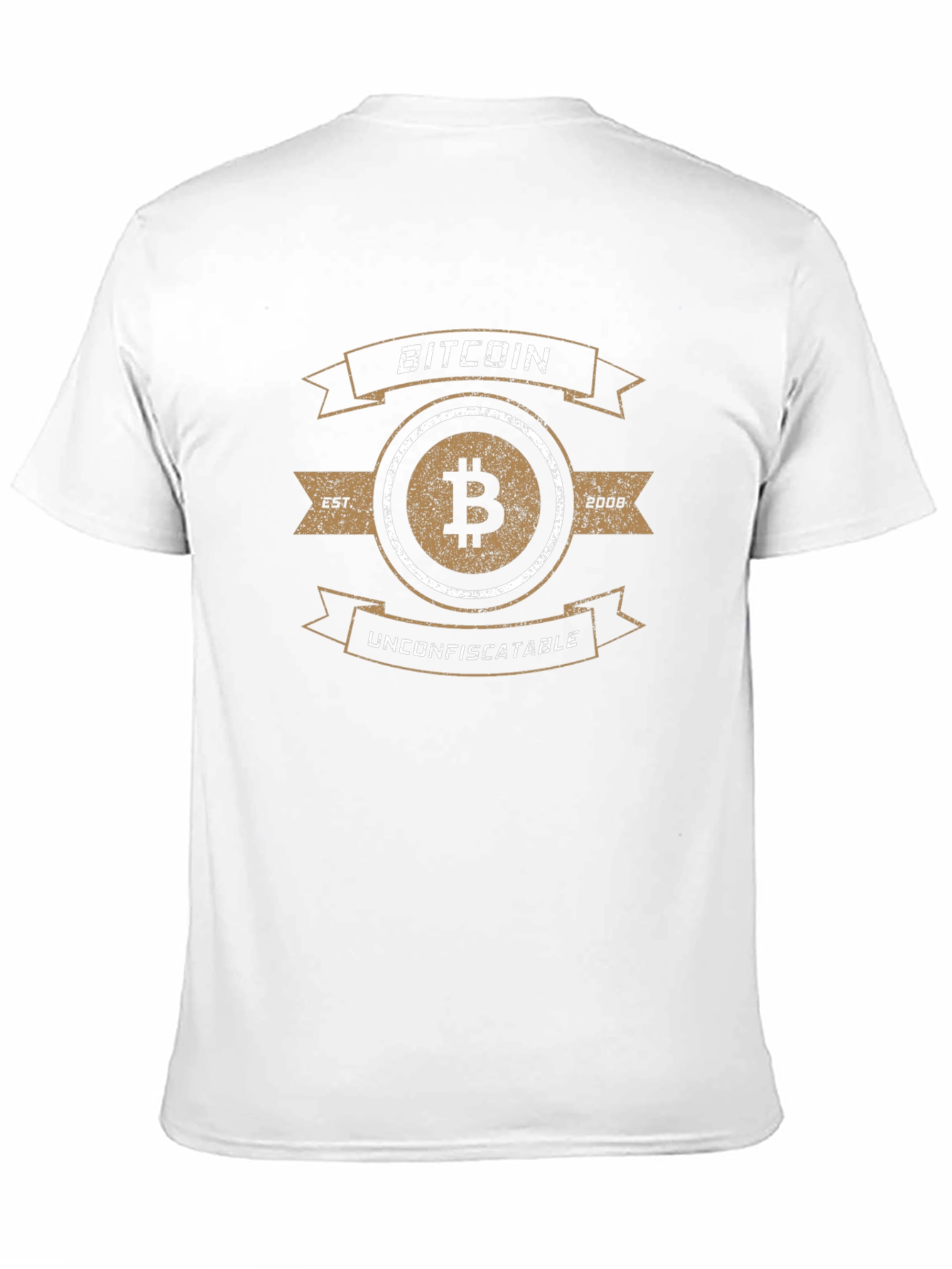 Bitcoin Unconfiscatable Black T-Shirt