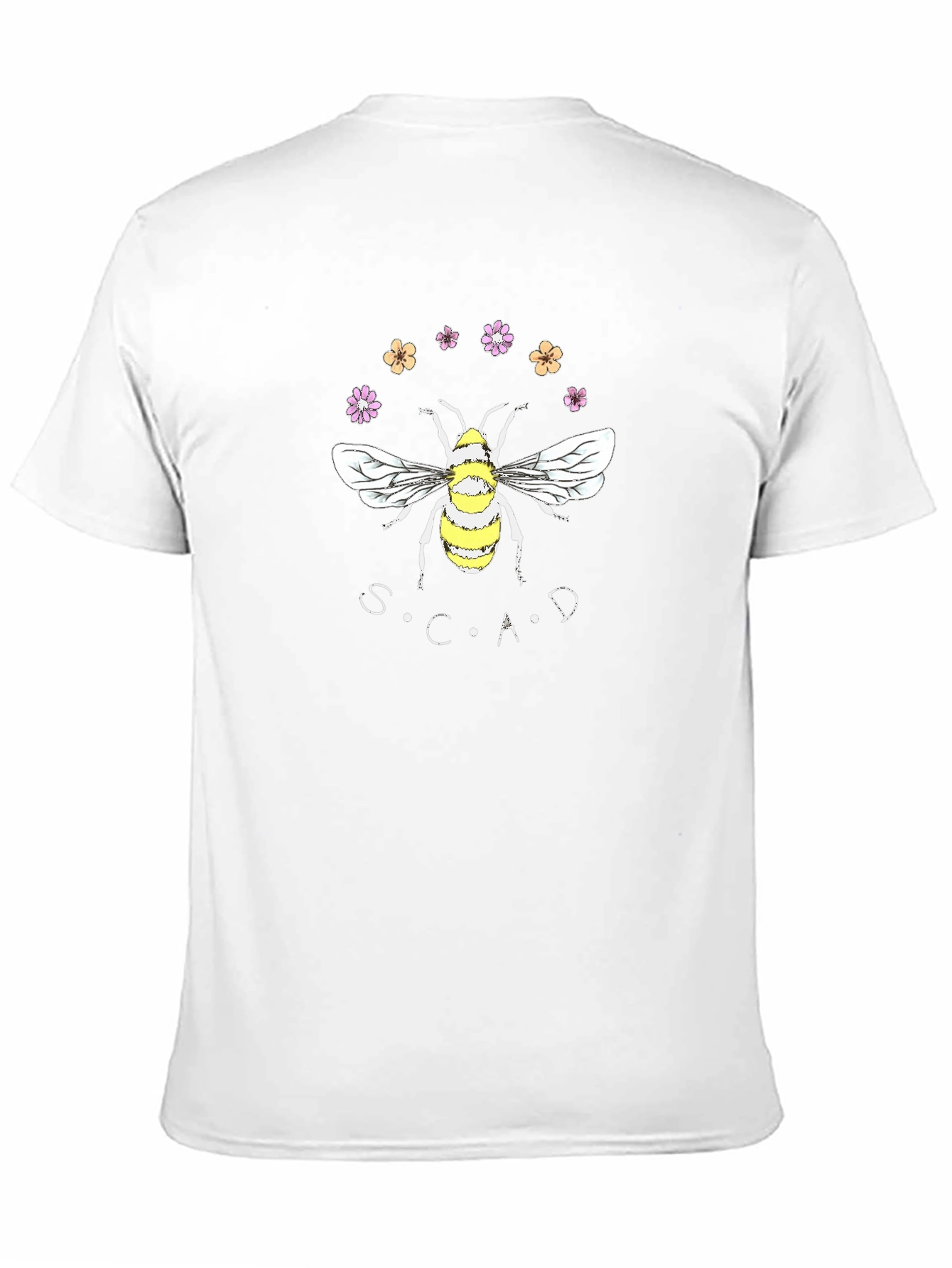 SCAD Bee Graphic T-Shirt | Black Casual Tee