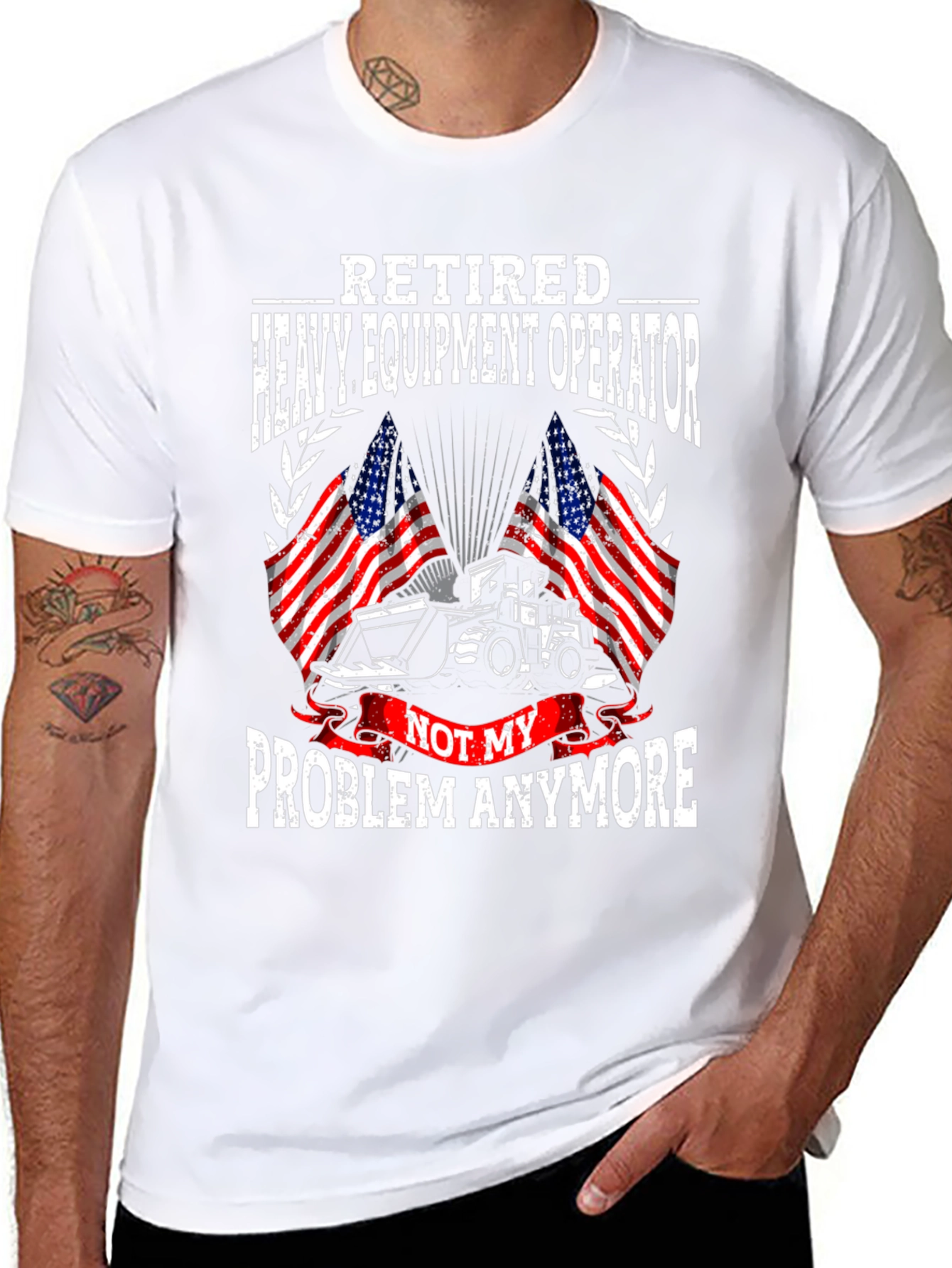 Retired Heavy Equipment Operator T-Shirt