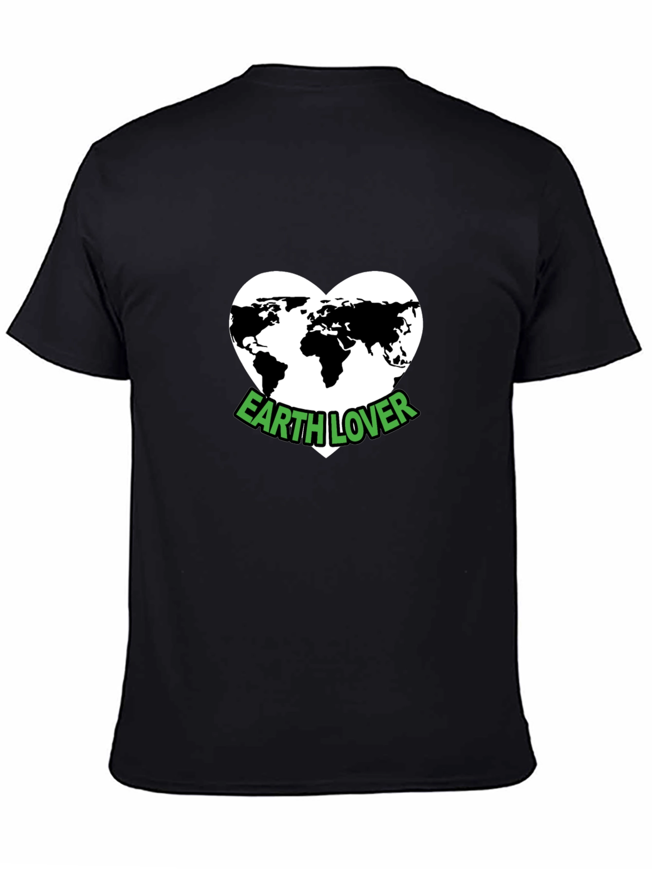 Earth Lover T-Shirt - Black Graphic Tee