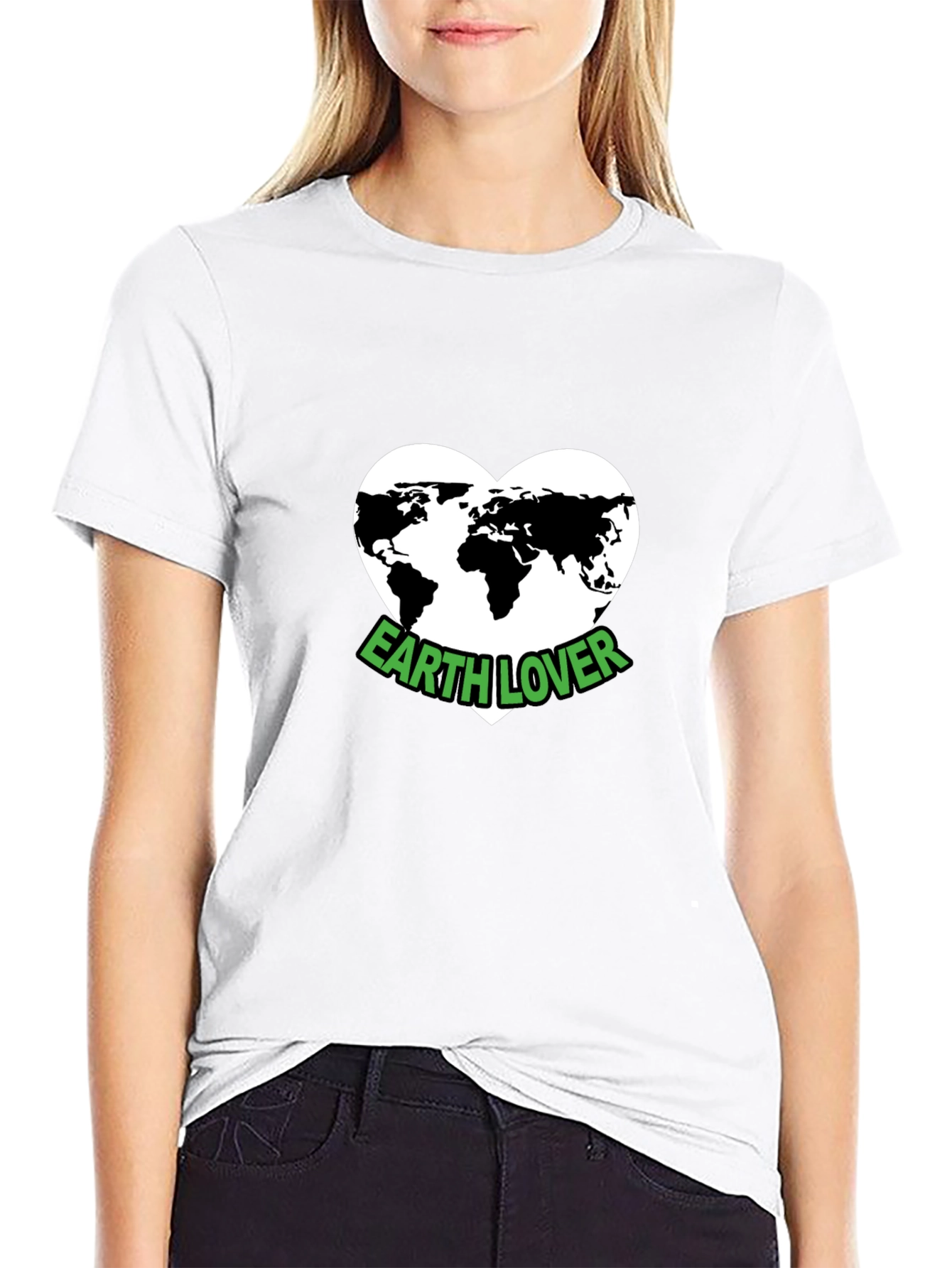 Earth Lover T-Shirt - Black Graphic Tee