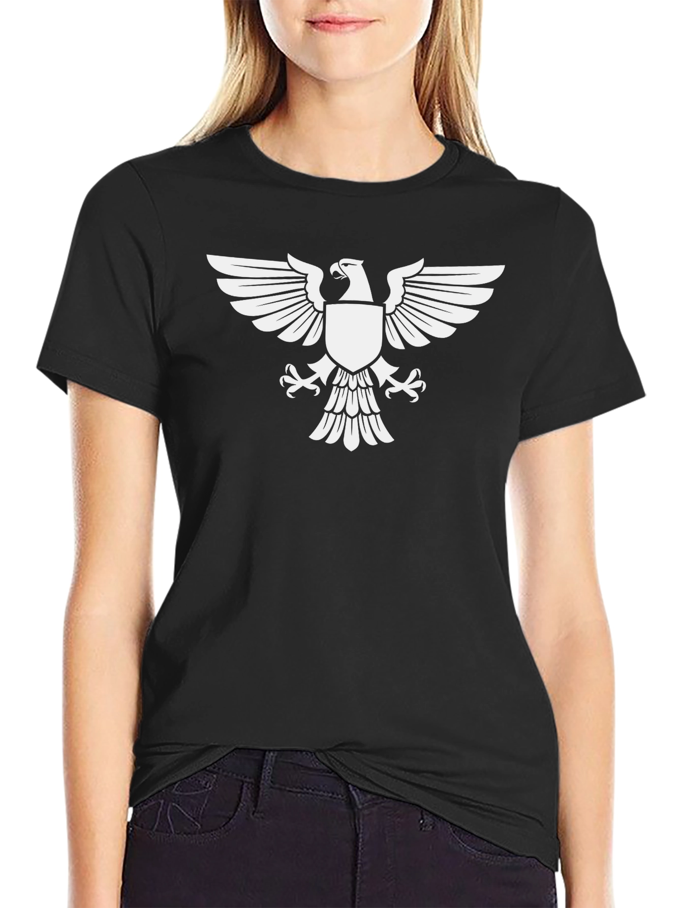 Eagle Crest Graphic Tee - Black