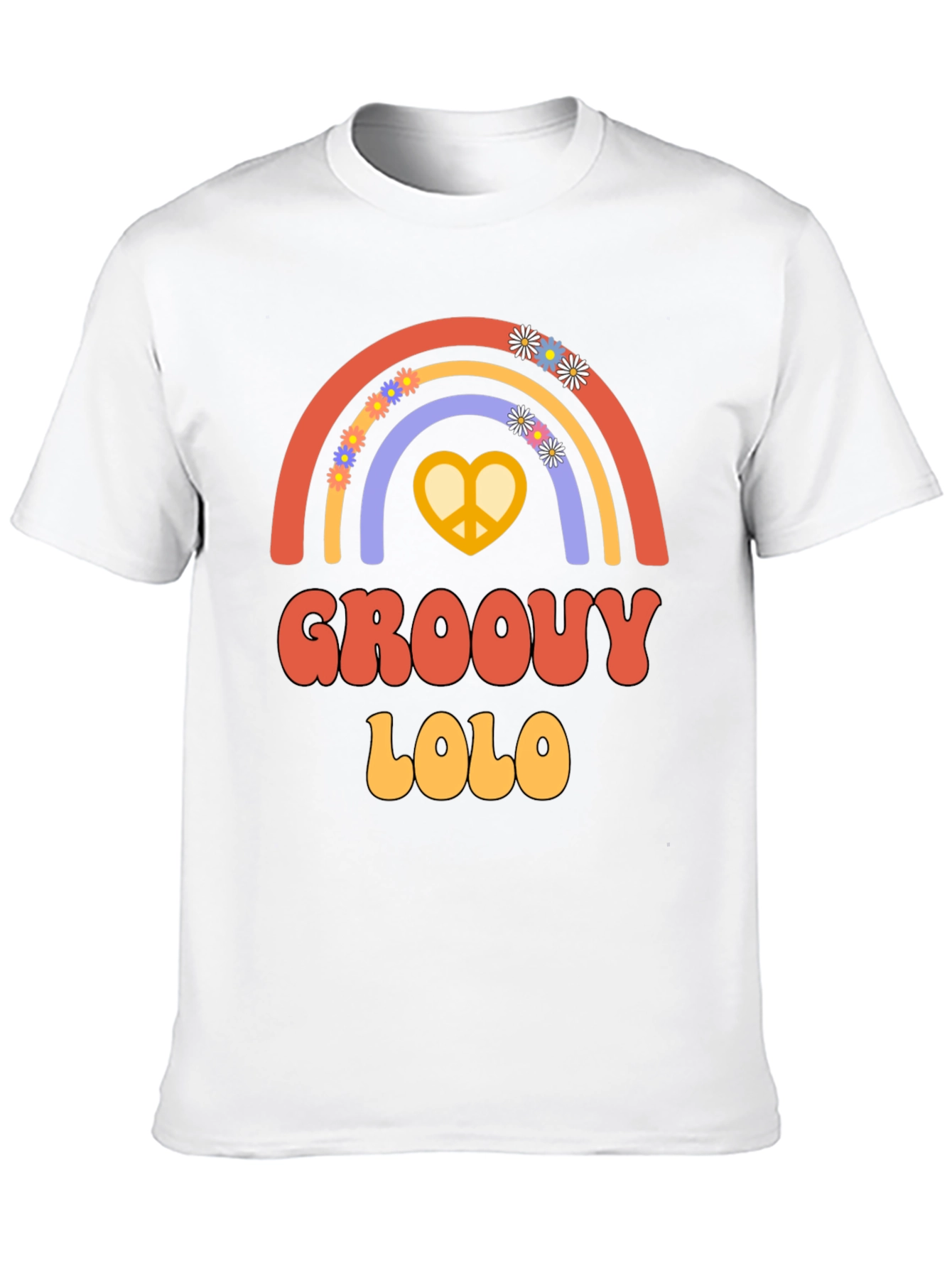 Groovy Lolo Retro Rainbow T-Shirt