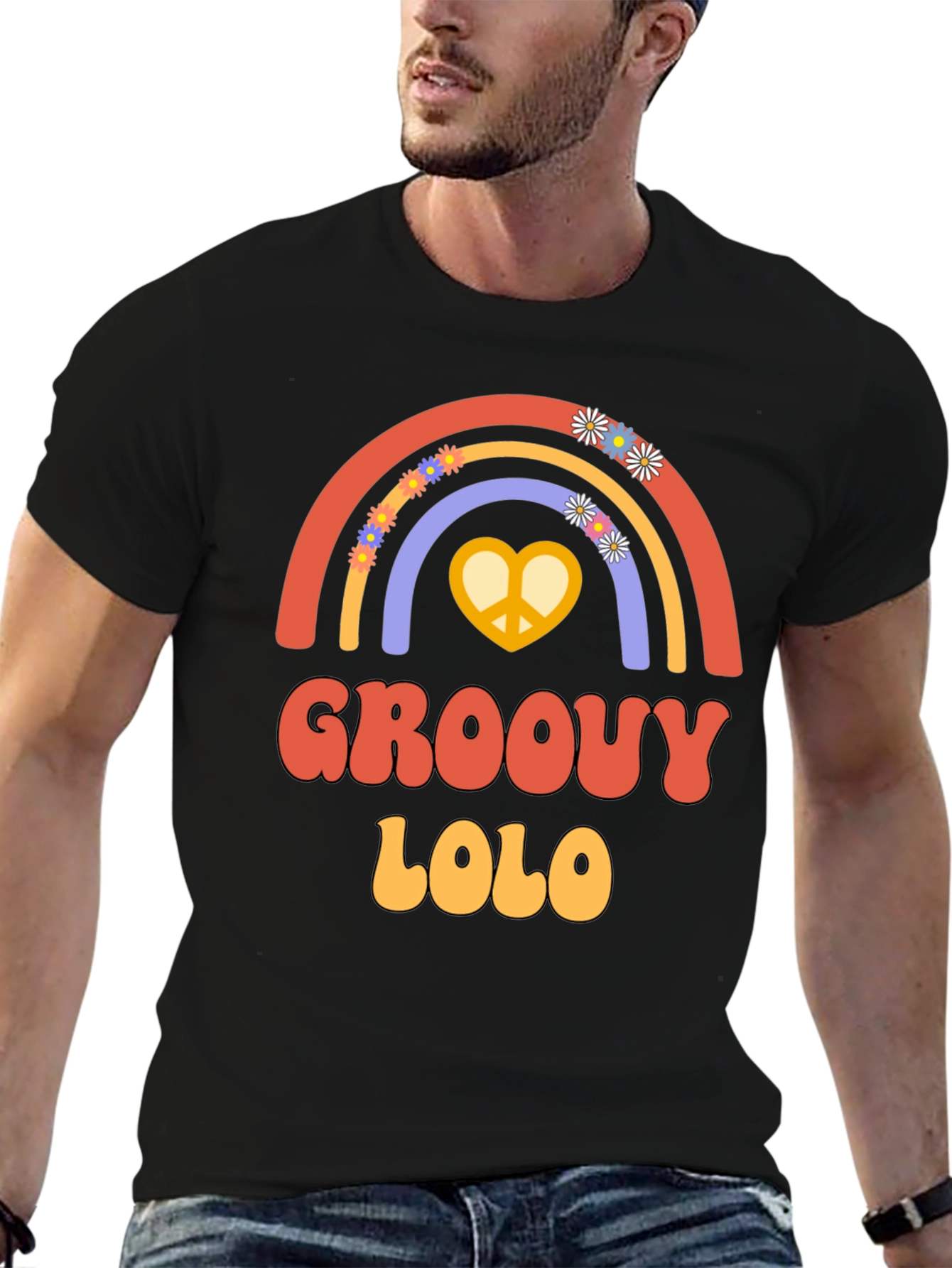 Groovy Lolo Retro Rainbow T-Shirt