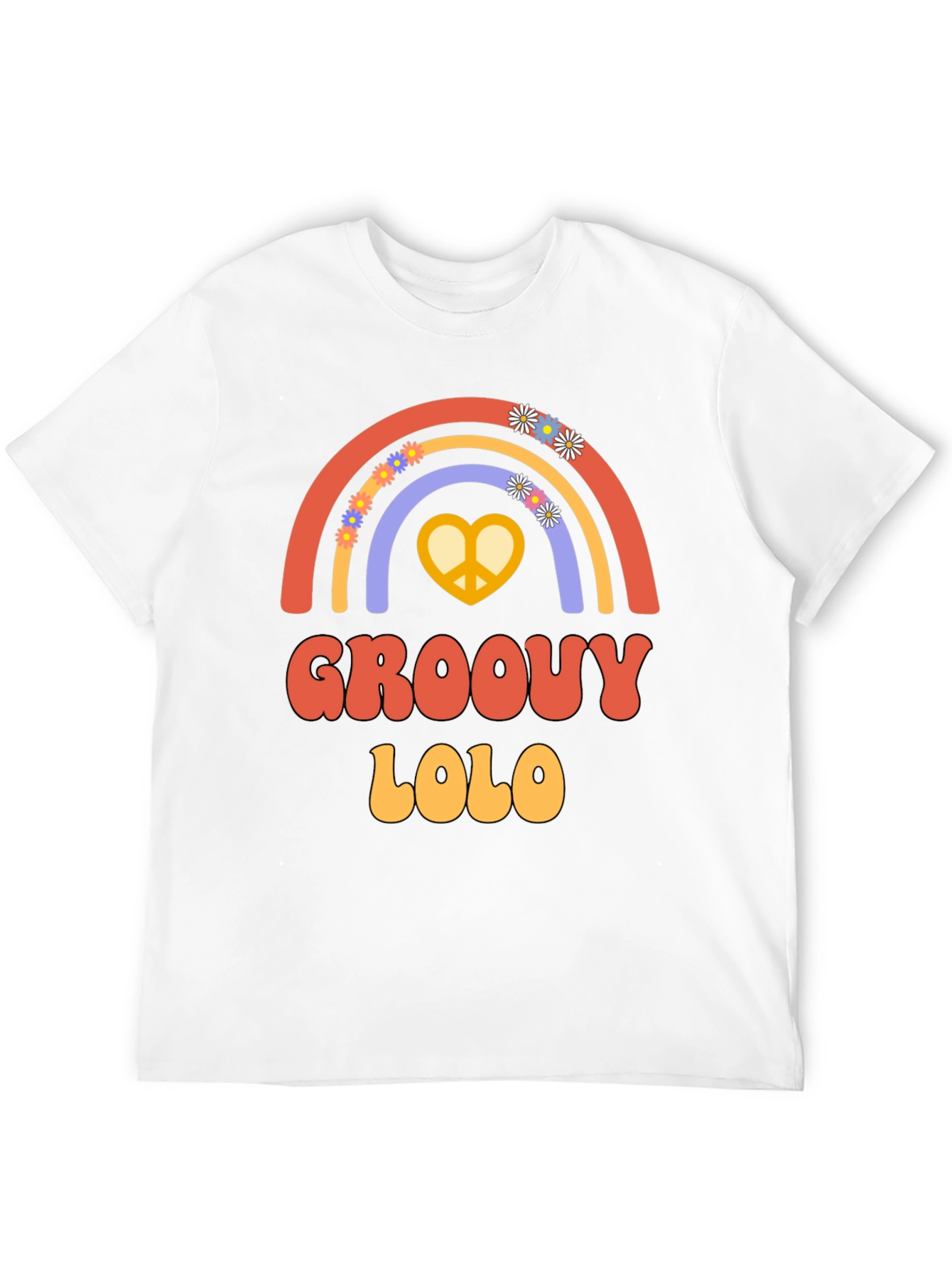 Groovy Lolo Retro Rainbow T-Shirt