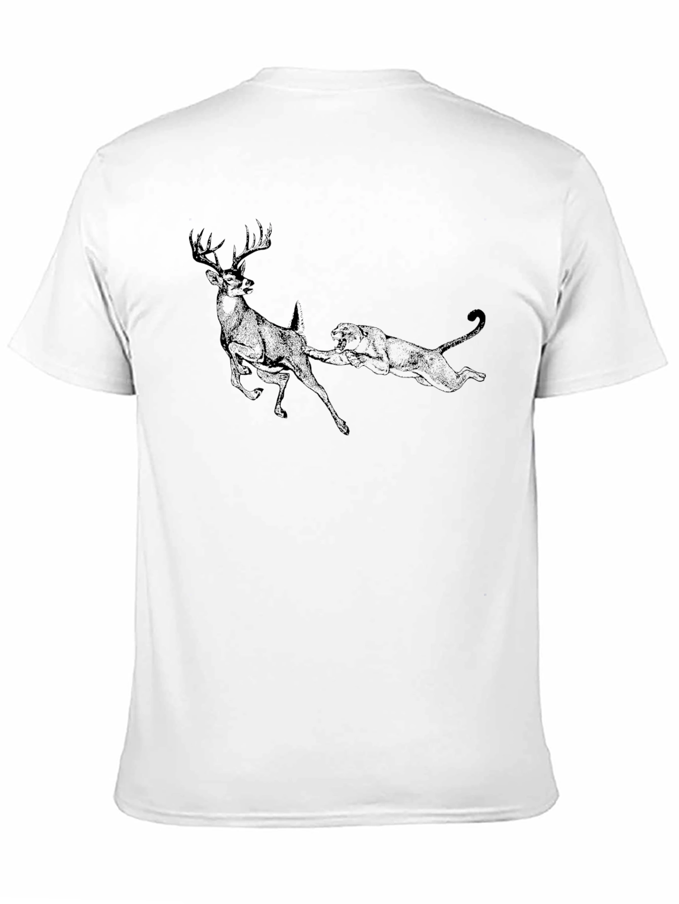 Predator and Prey Black Graphic T-Shirt