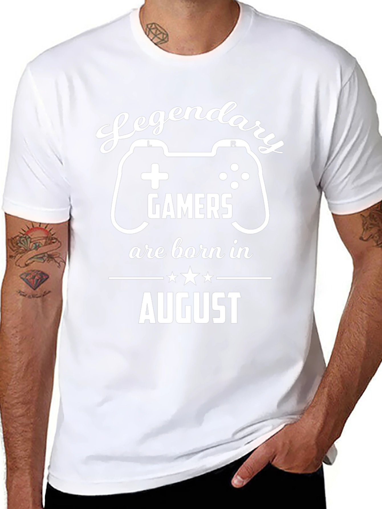 Legendary Gamers Born in August T-Shirt