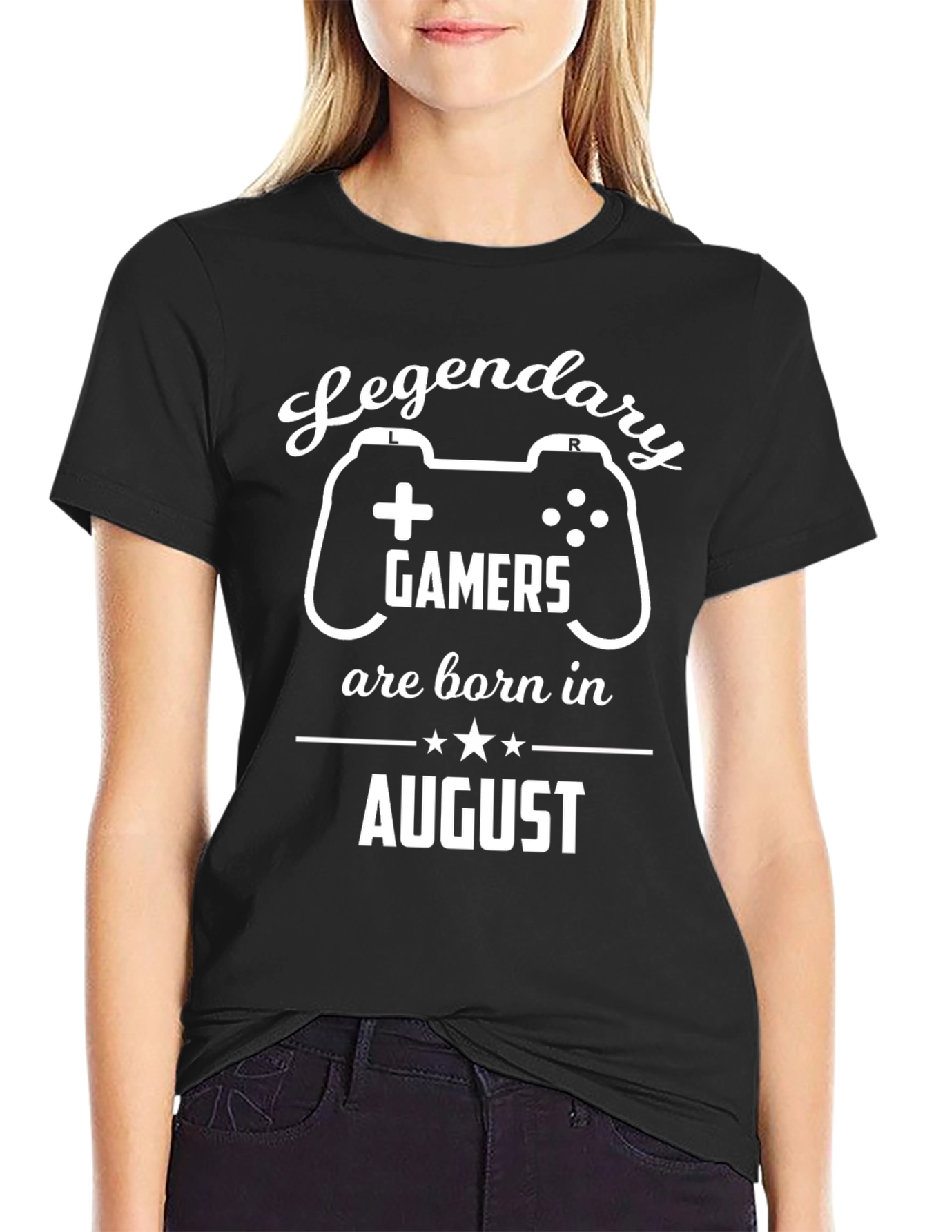 Legendary Gamers Born in August T-Shirt
