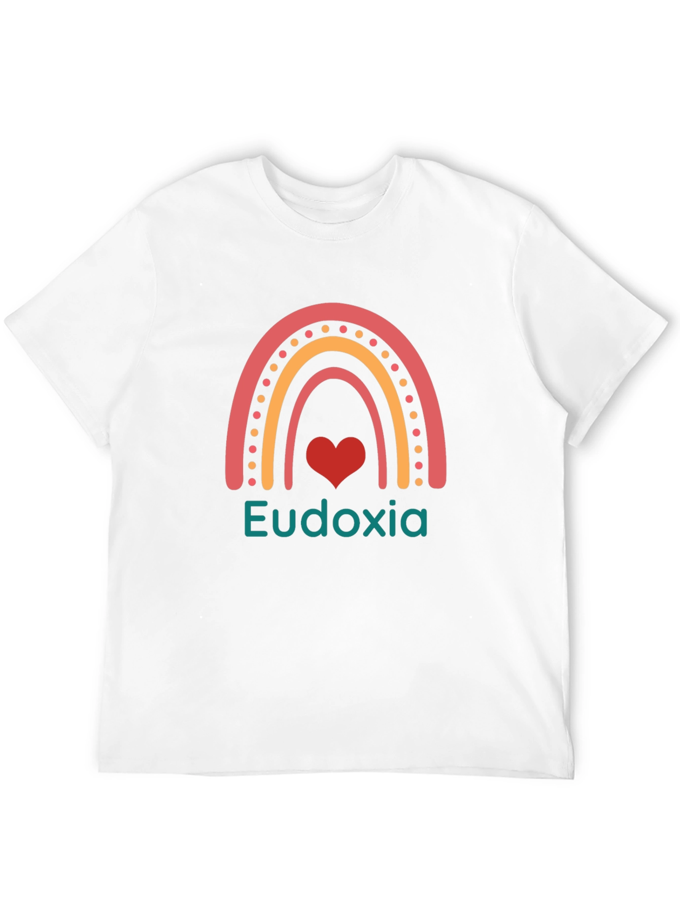 Eudoxia Rainbow Heart Graphic Tee