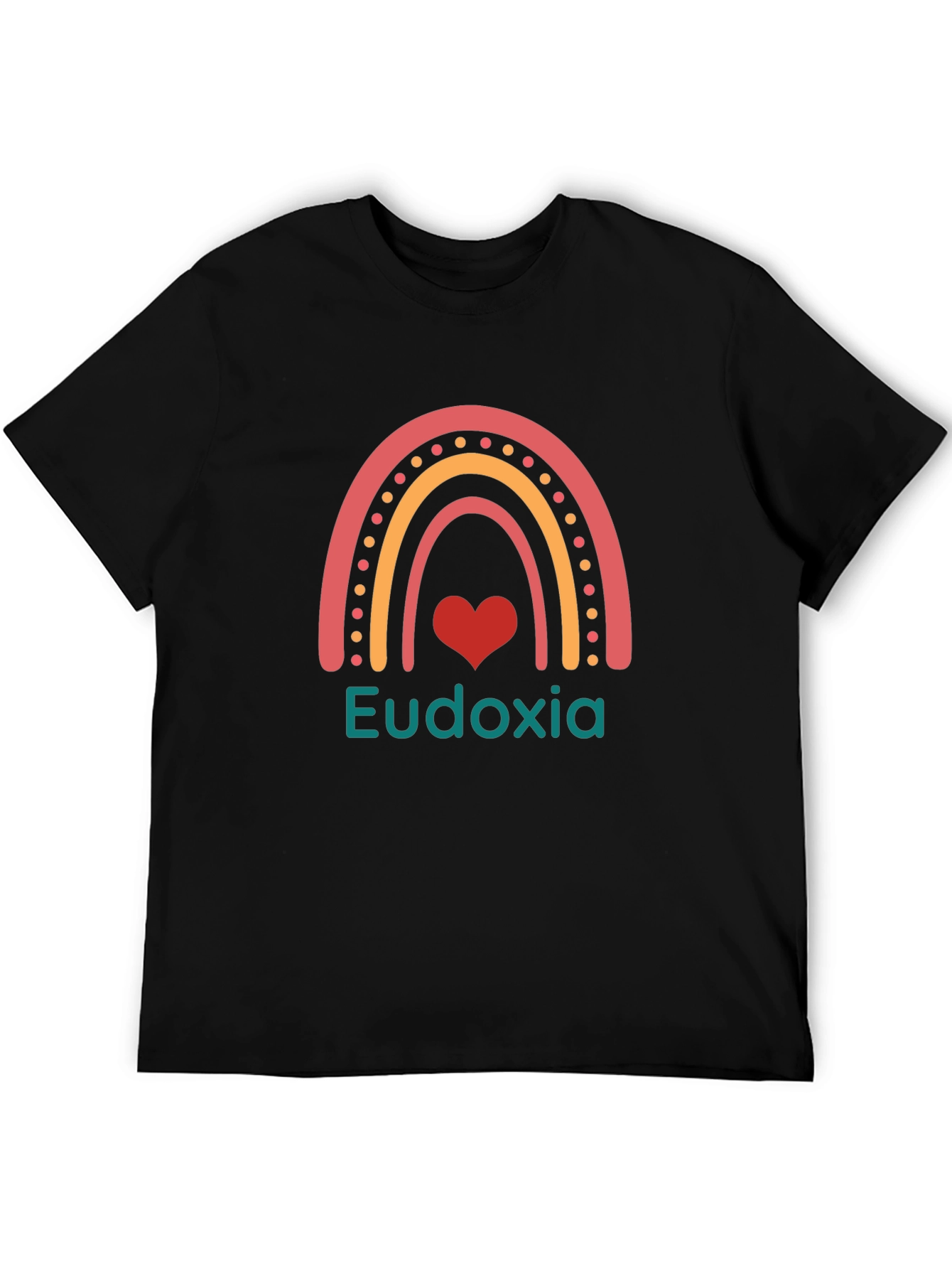 Eudoxia Rainbow Heart Graphic Tee