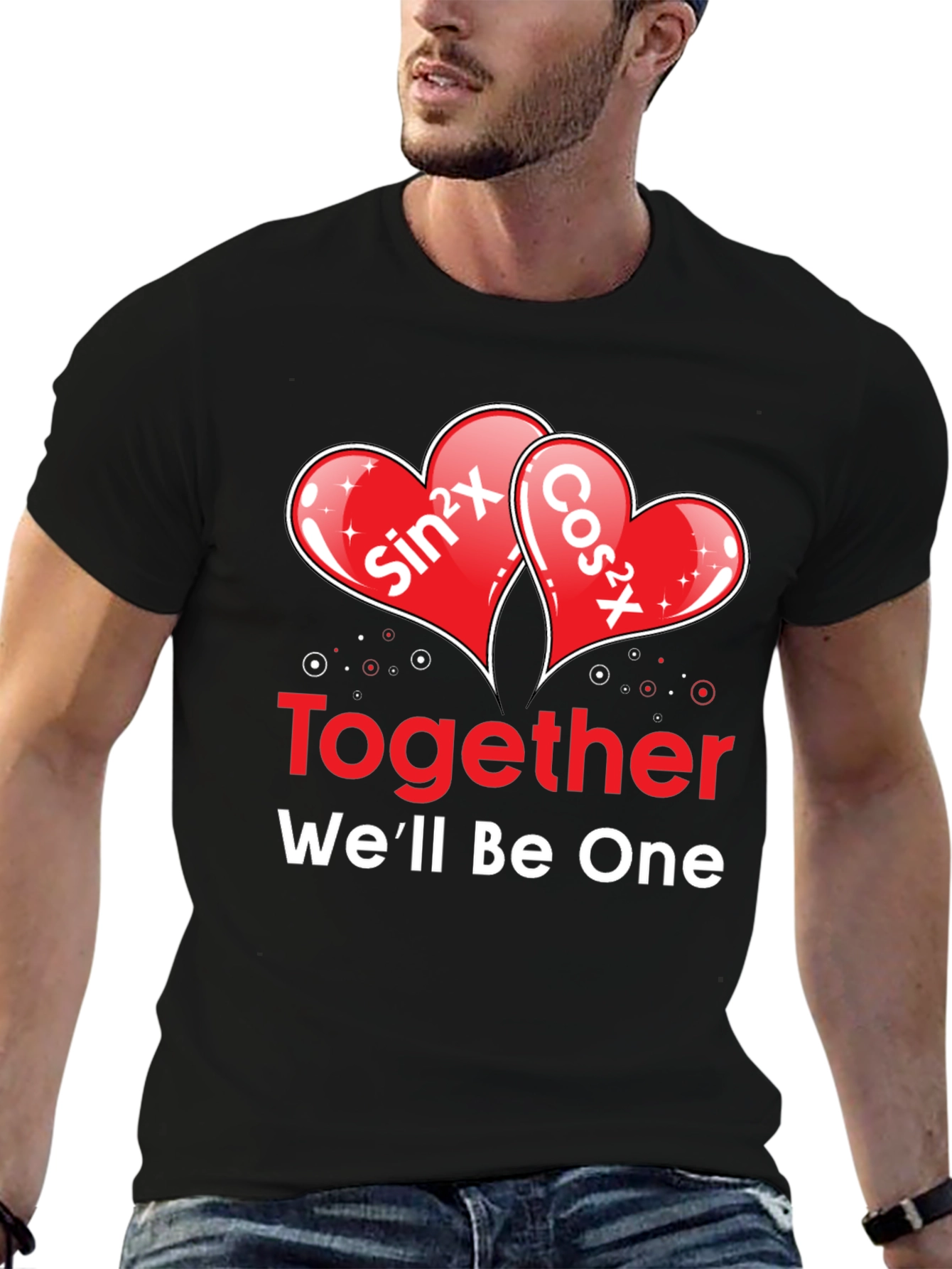 Math Love T-Shirt: Sin²x + Cos²x = 1