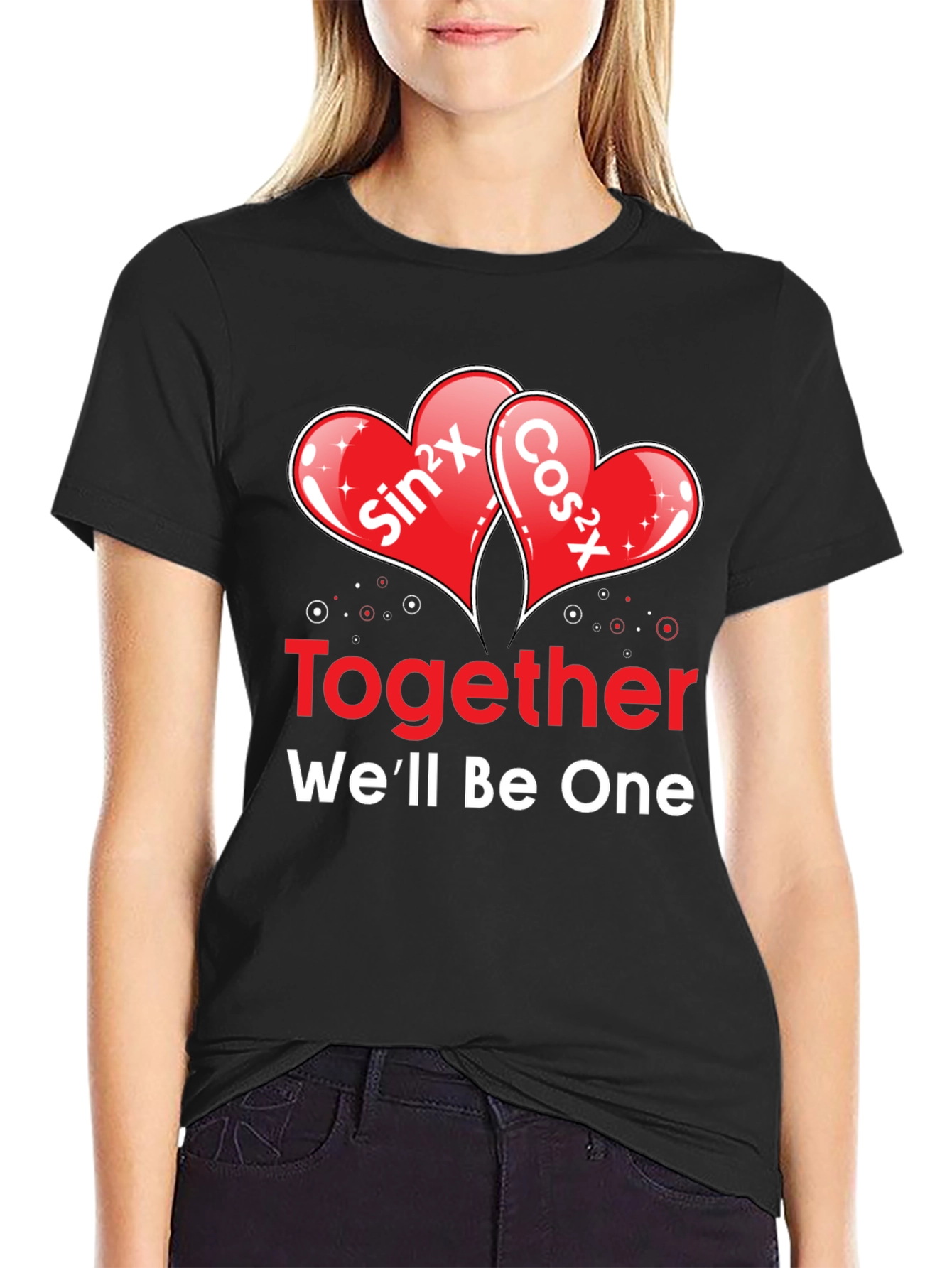 Math Love T-Shirt: Sin²x + Cos²x = 1