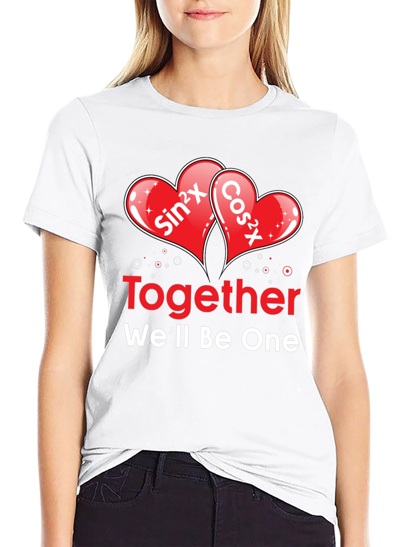 Math Love T-Shirt: Sin²x + Cos²x = 1