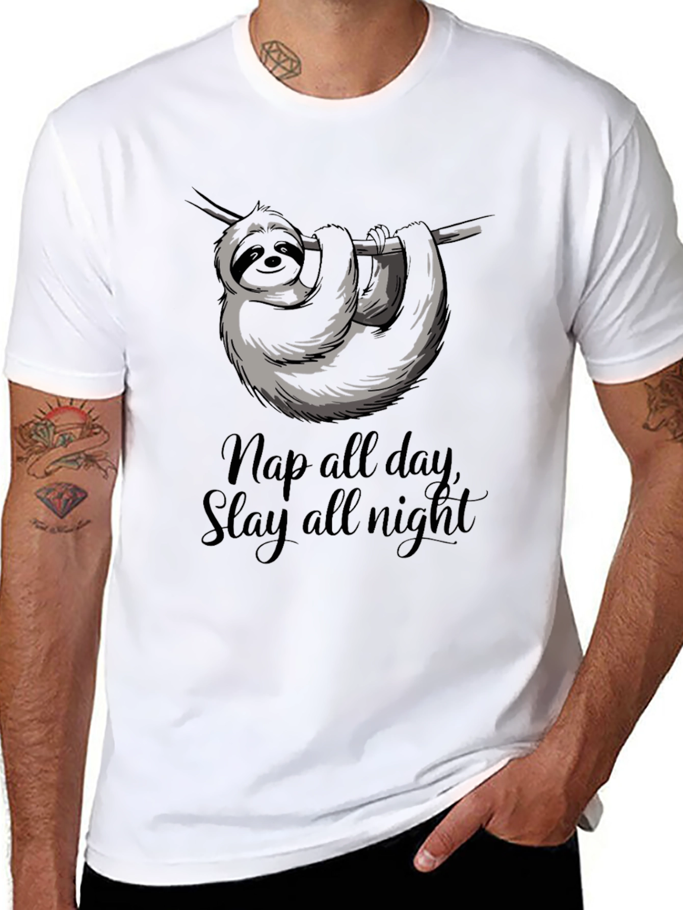 Sloth Nap All Day T-Shirt