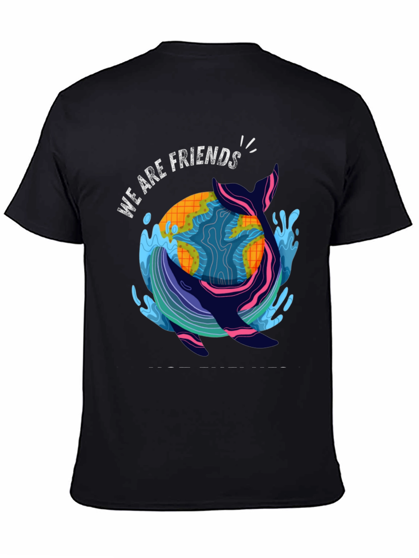 Eco-Friendly Whale Graphic T-Shirt