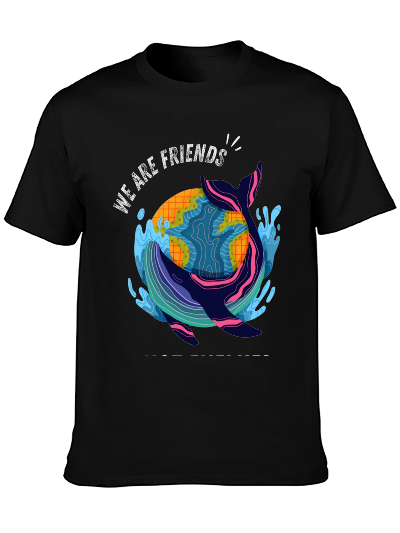 Eco-Friendly Whale Graphic T-Shirt
