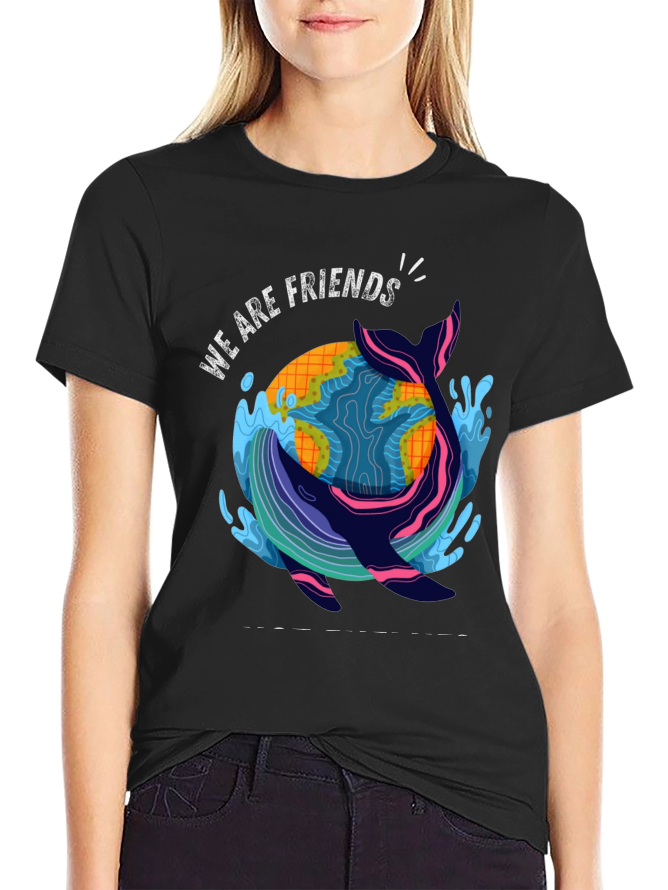Eco-Friendly Whale Graphic T-Shirt