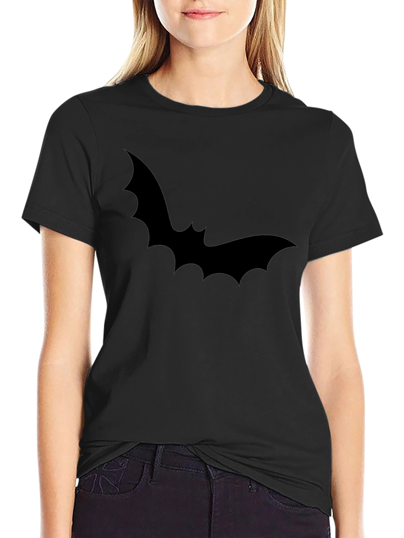 Bat Graphic Tee - Halloween Shirt
