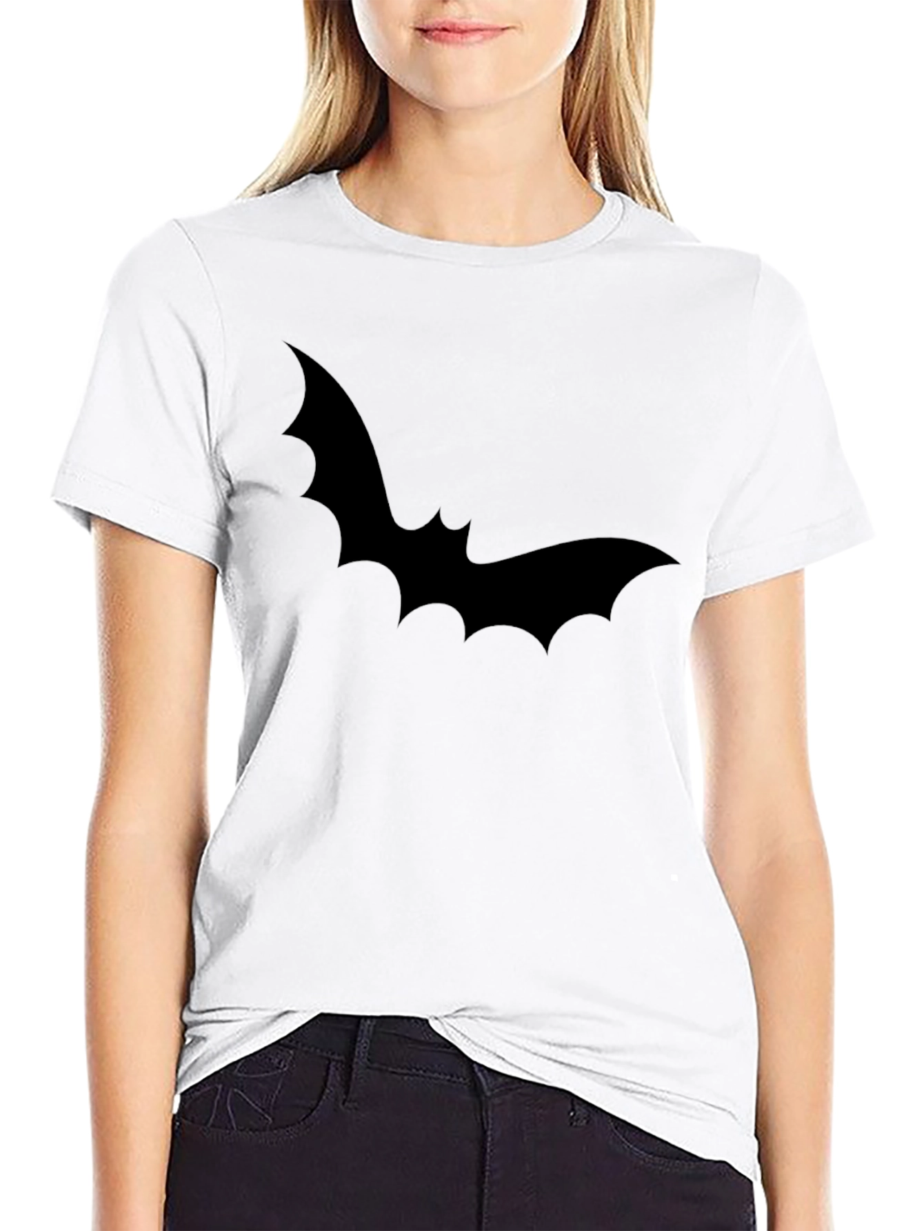 Bat Graphic Tee - Halloween Shirt