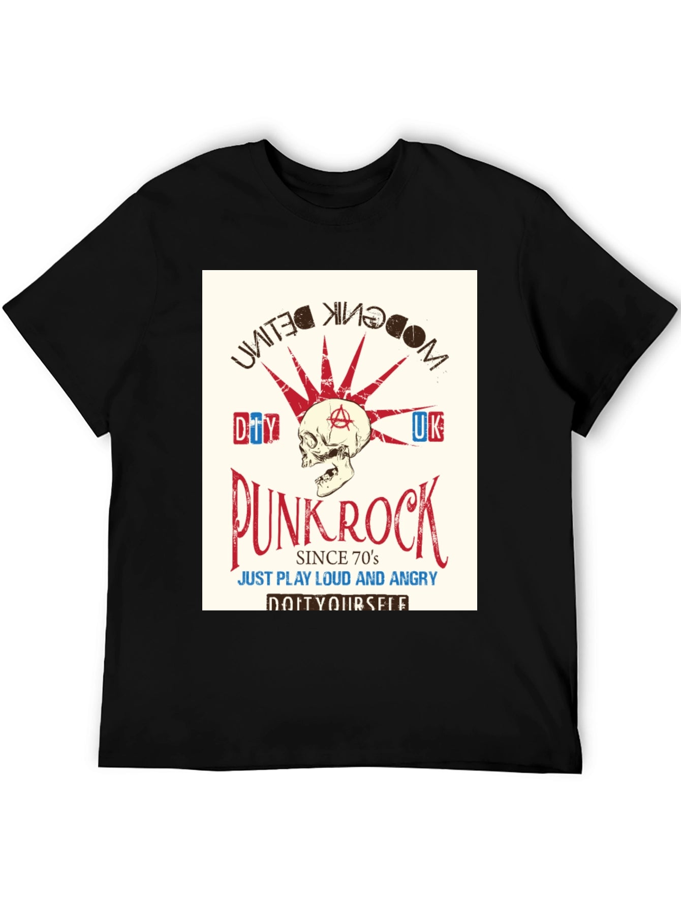 Punk Rock T-Shirt - DIY Since 70s Tee