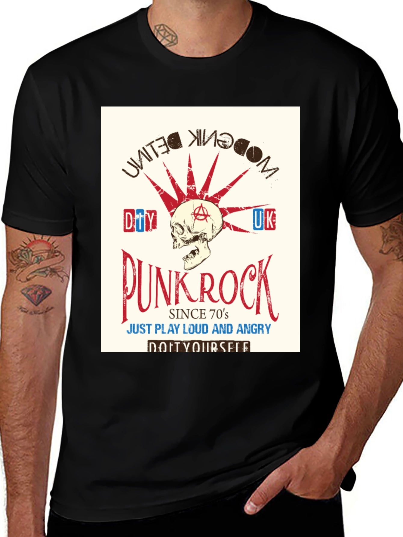 Punk Rock T-Shirt - DIY Since 70s Tee