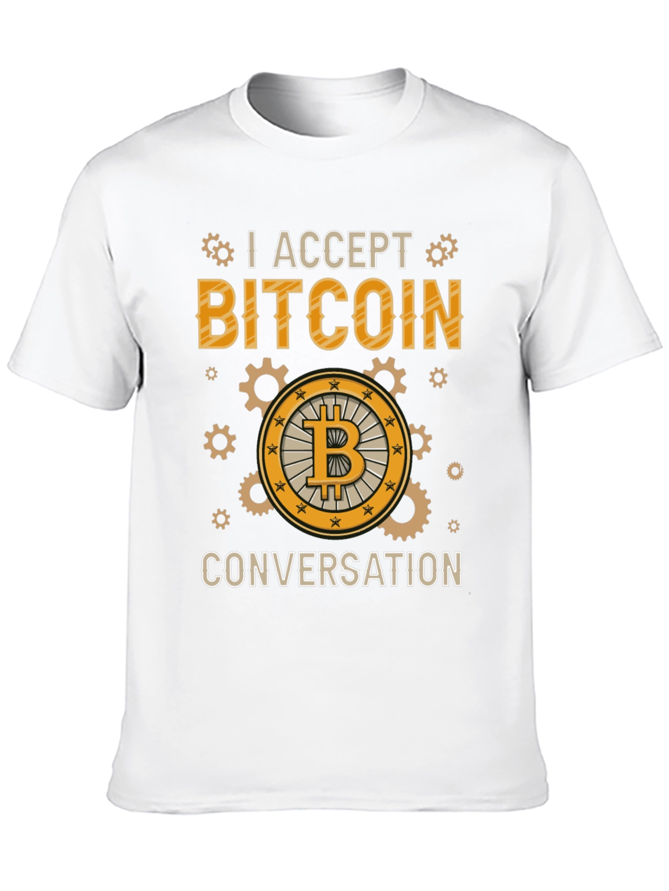 I Accept Bitcoin Conversation Tee