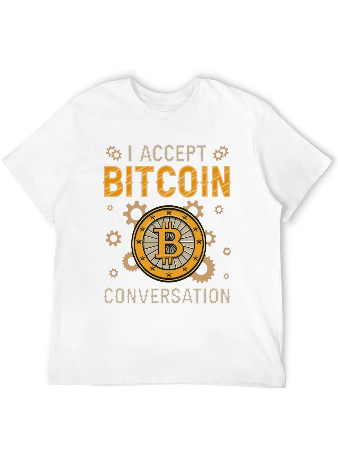 I Accept Bitcoin Conversation Tee