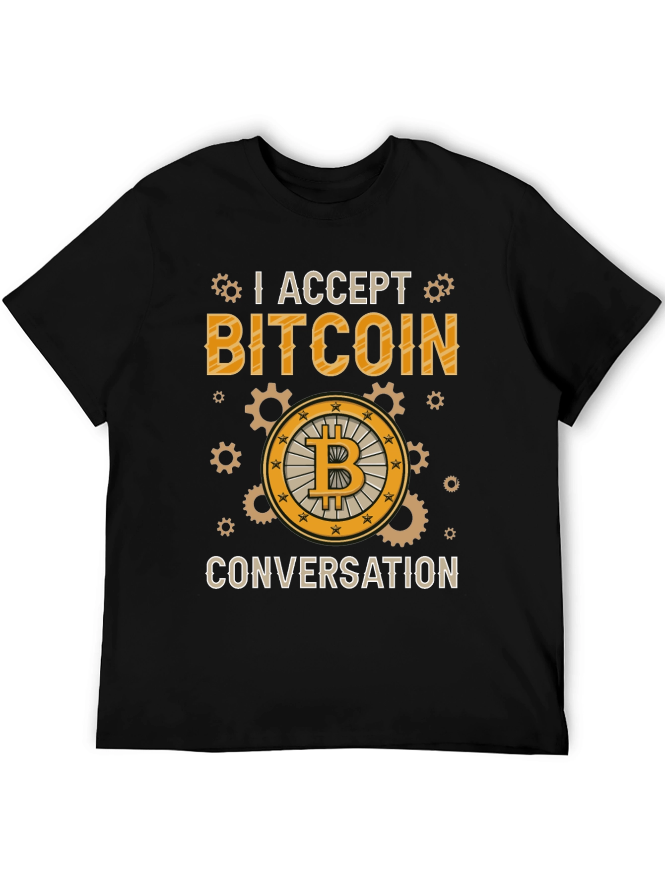 I Accept Bitcoin Conversation Tee