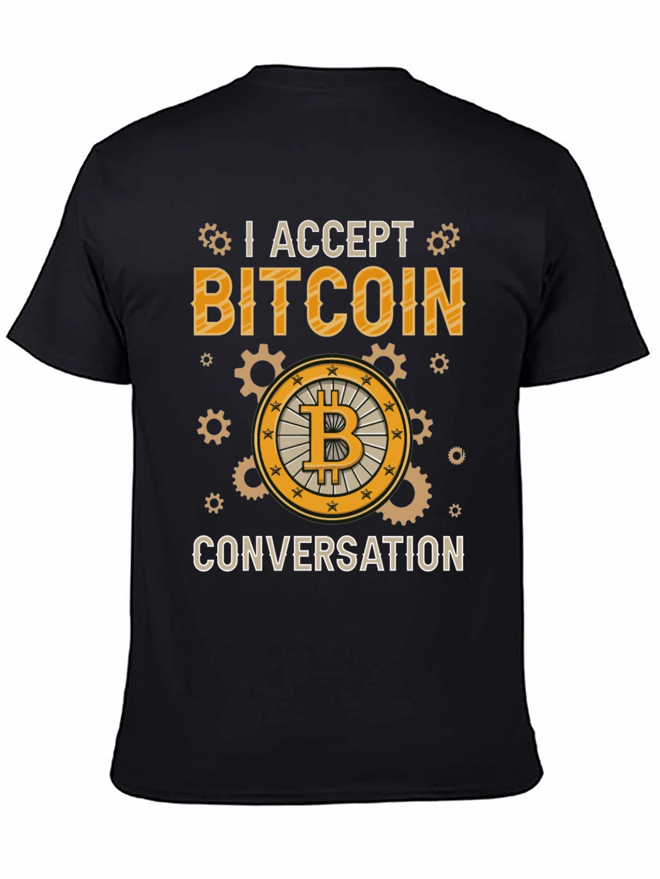 I Accept Bitcoin Conversation Tee