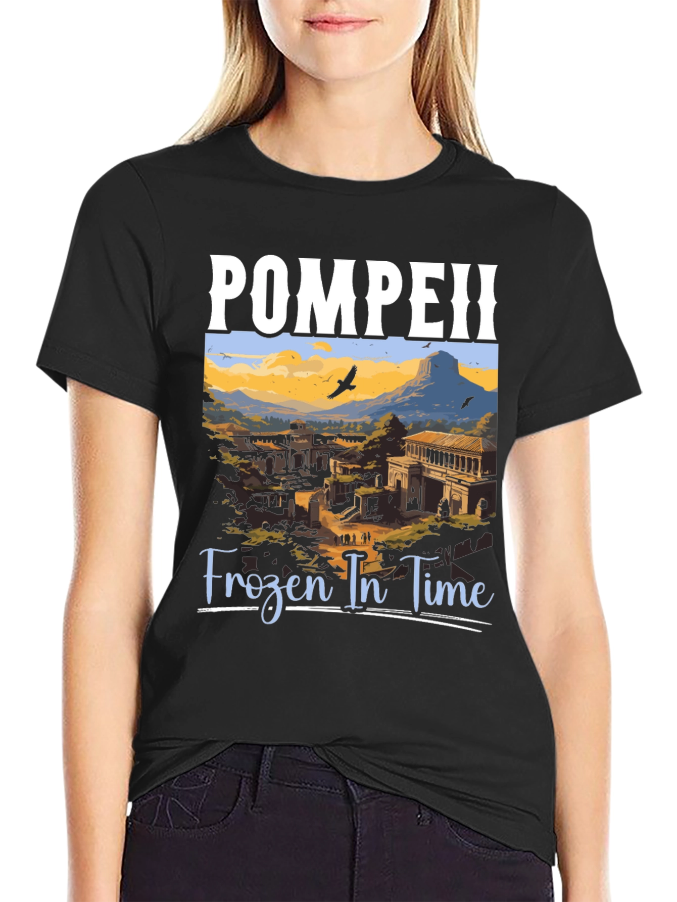 Pompeii Frozen in Time Graphic Tee