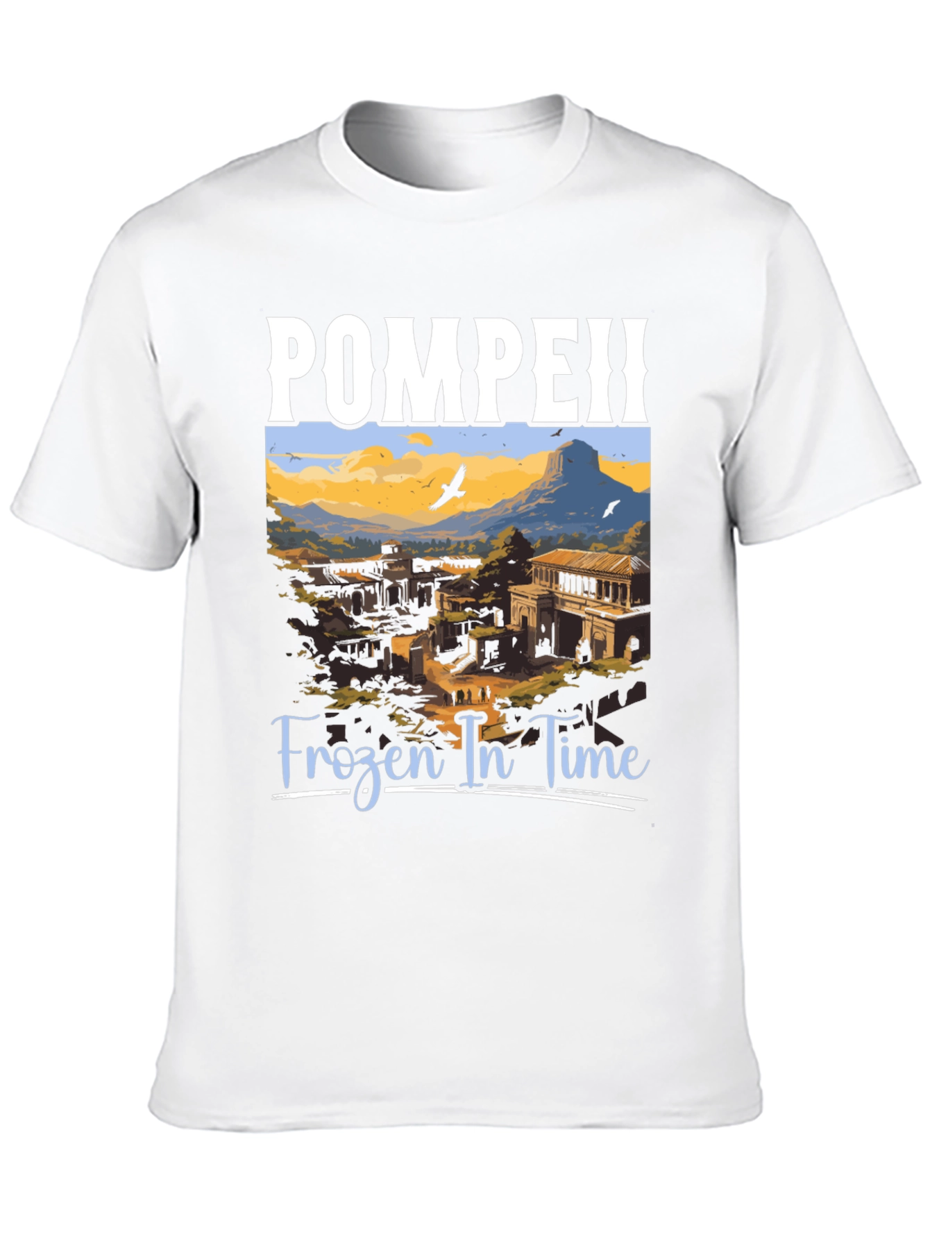 Pompeii Frozen in Time Graphic Tee