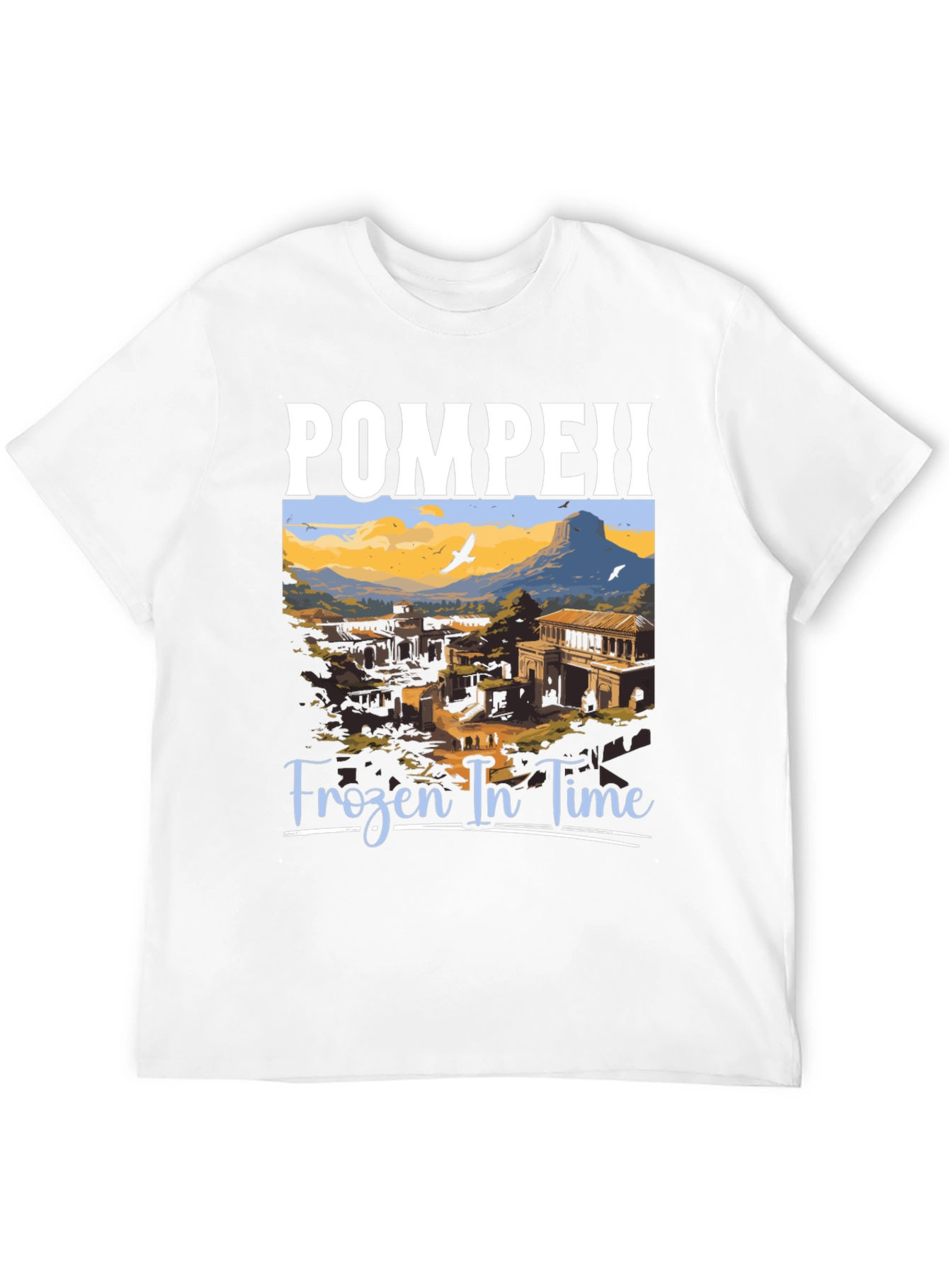 Pompeii Frozen in Time Graphic Tee
