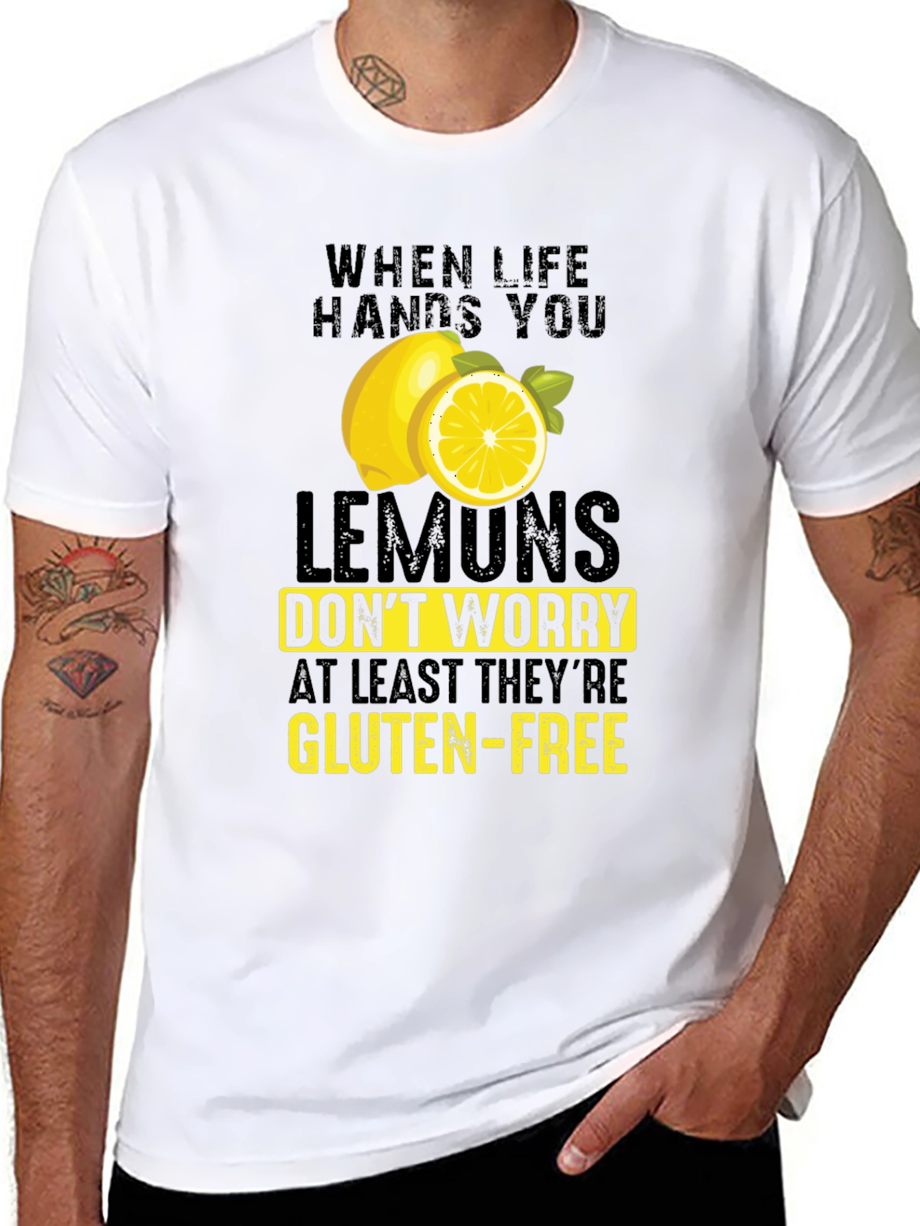 Funny Lemon Gluten-Free T-Shirt