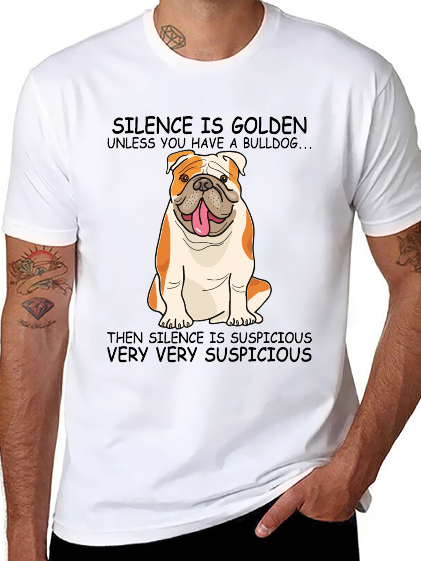 Bulldog Silence T-Shirt