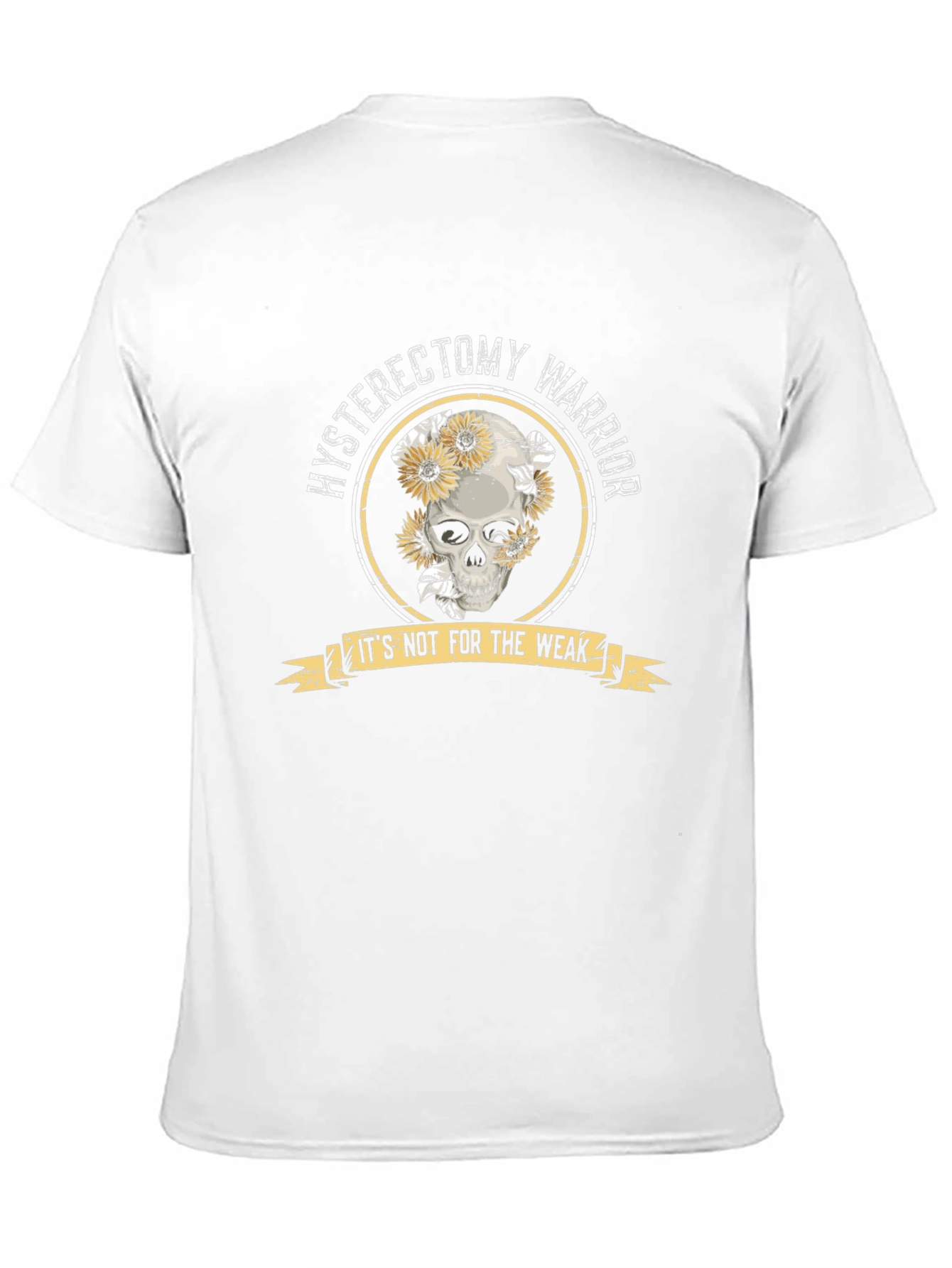 Hysterectomy Warrior Skull T-Shirt