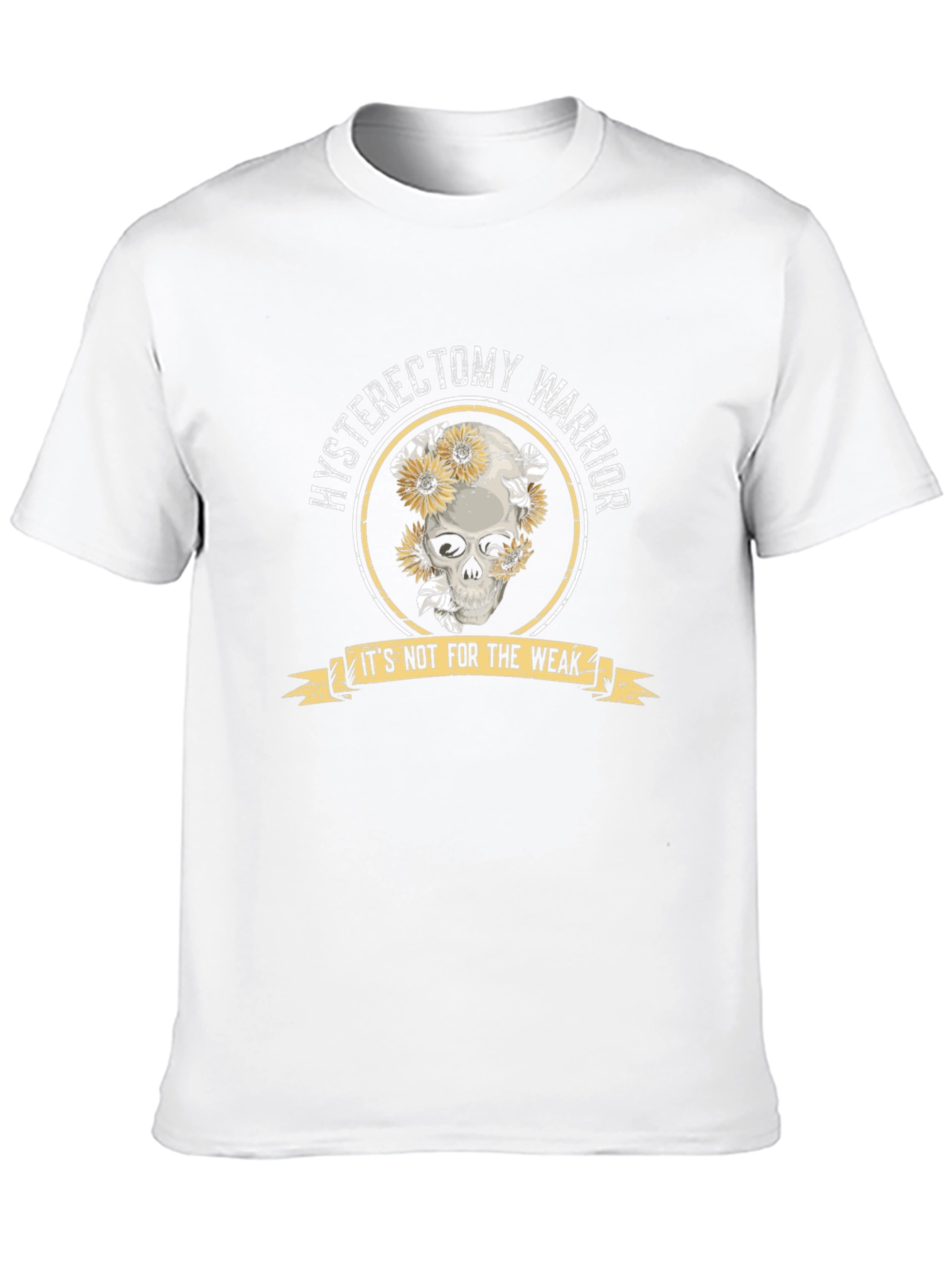 Hysterectomy Warrior Skull T-Shirt