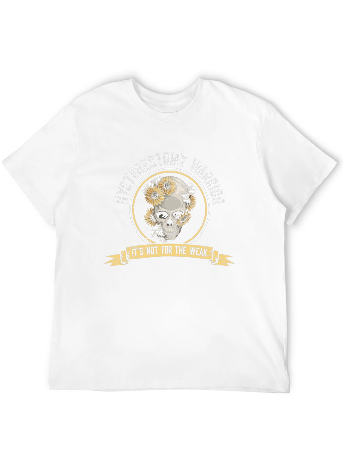 Hysterectomy Warrior Skull T-Shirt