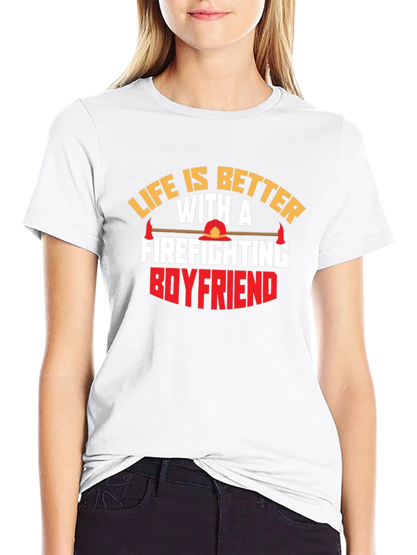 Firefighting Boyfriend Graphic Tee