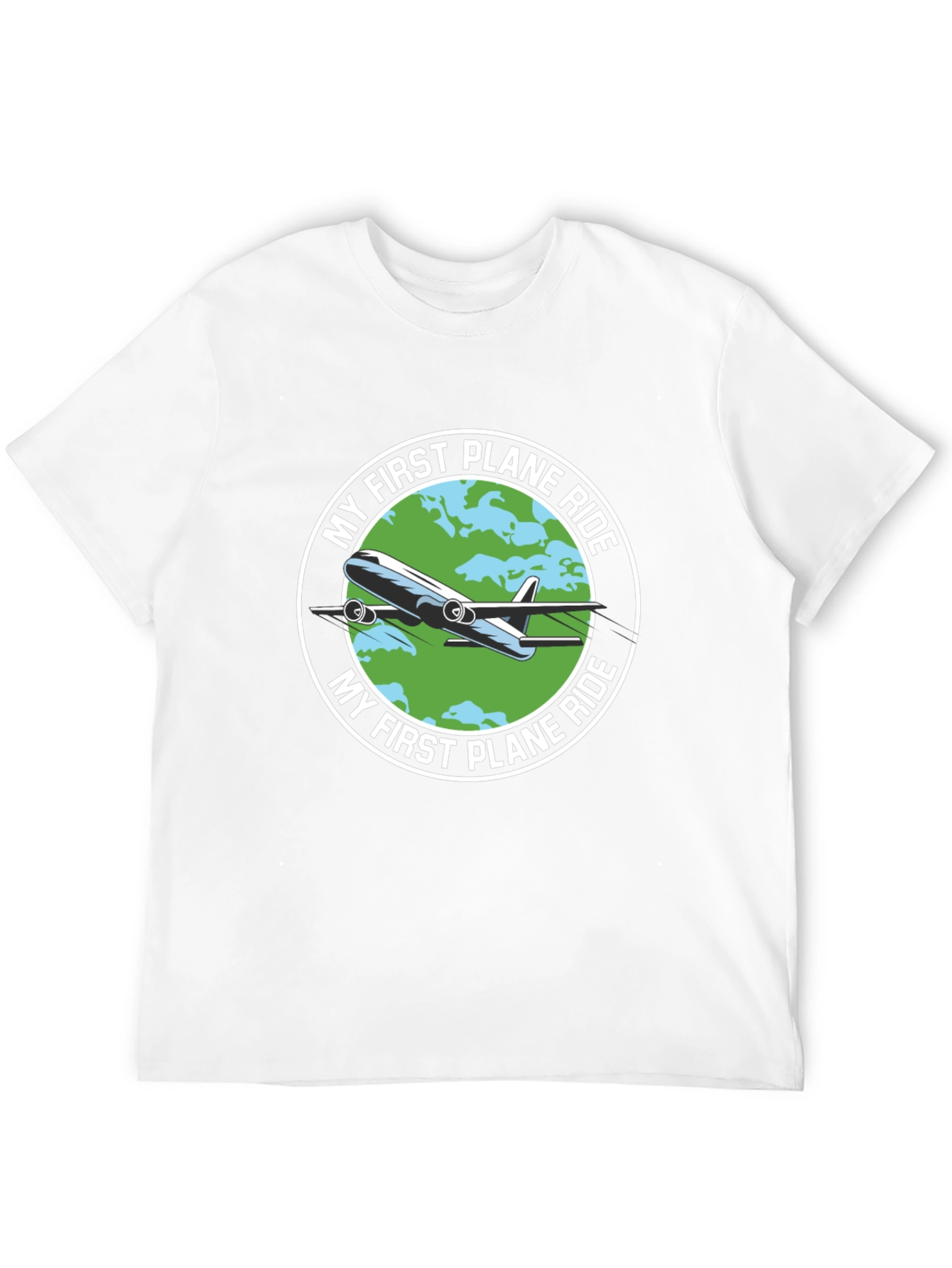 My First Plane Ride Graphic Tee - Aviation T-Shirt